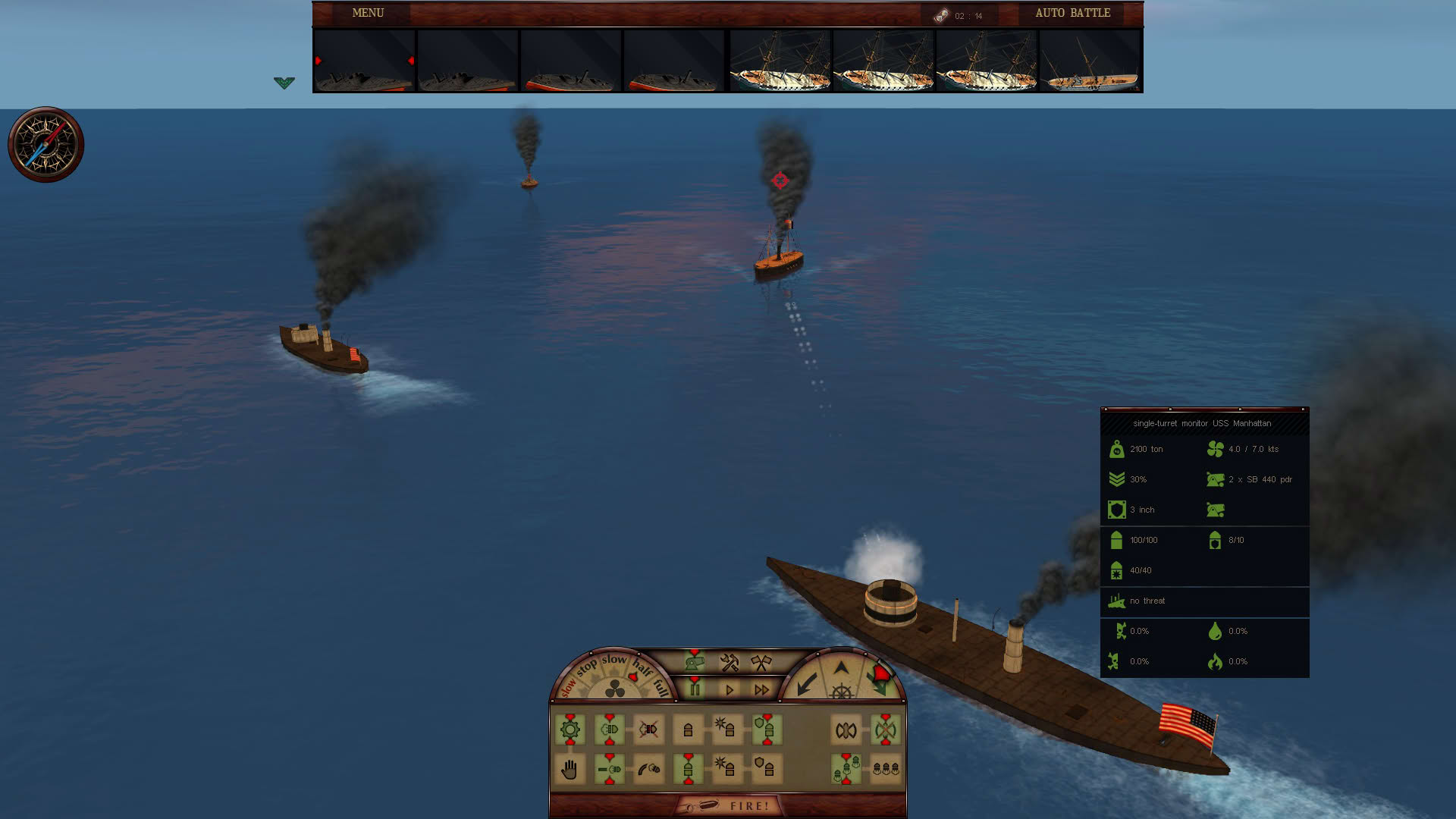 Screenshot for Clad in Iron: Gulf of Mexico 1864
