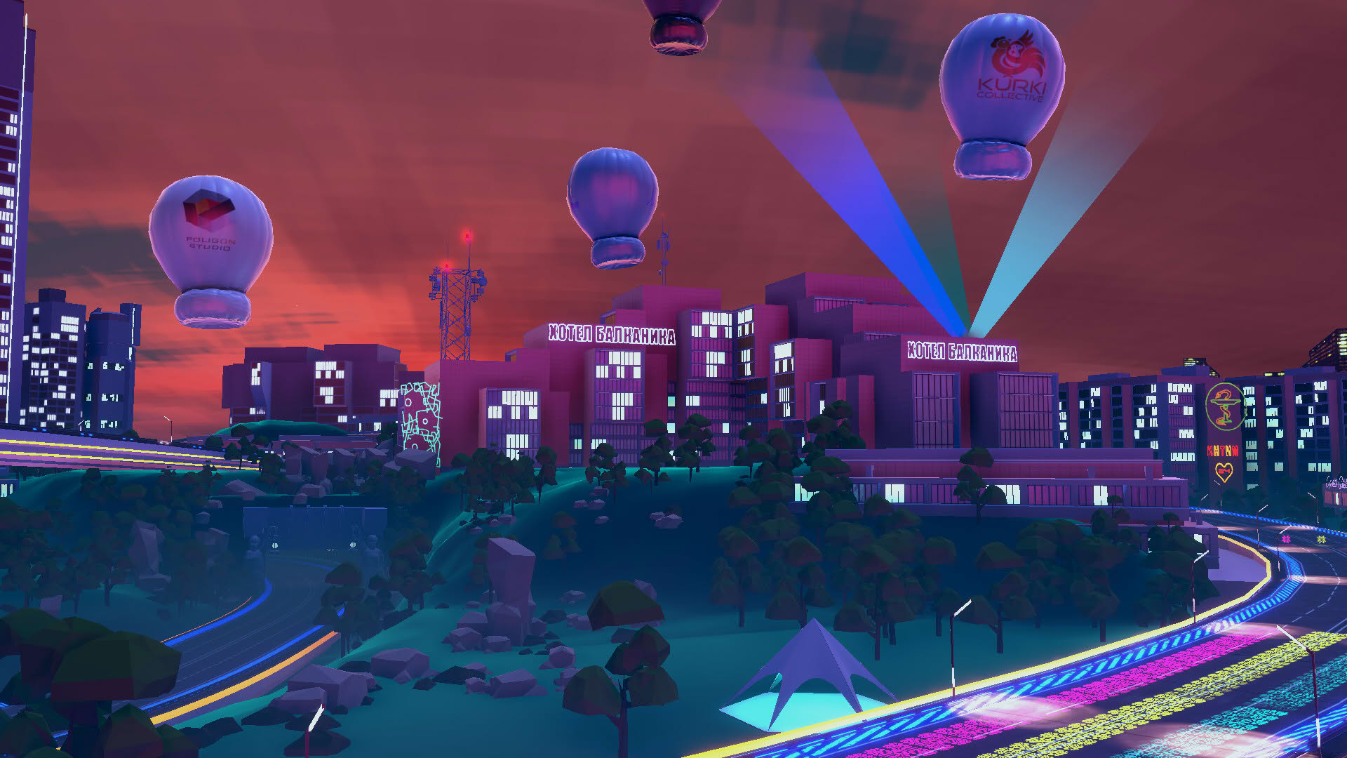 Screenshot for Electro Ride: The Neon Racing