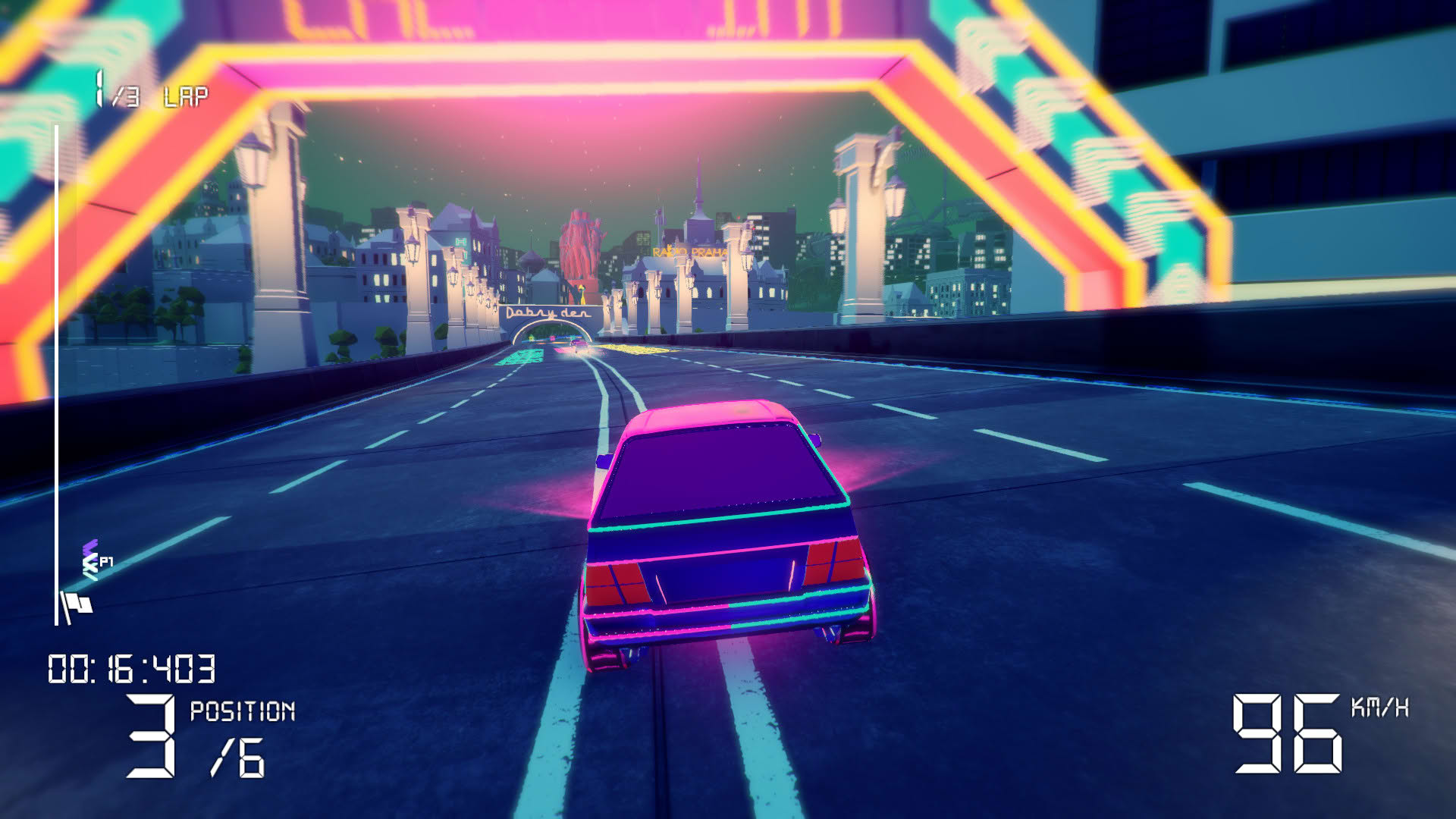 Screenshot for Electro Ride: The Neon Racing