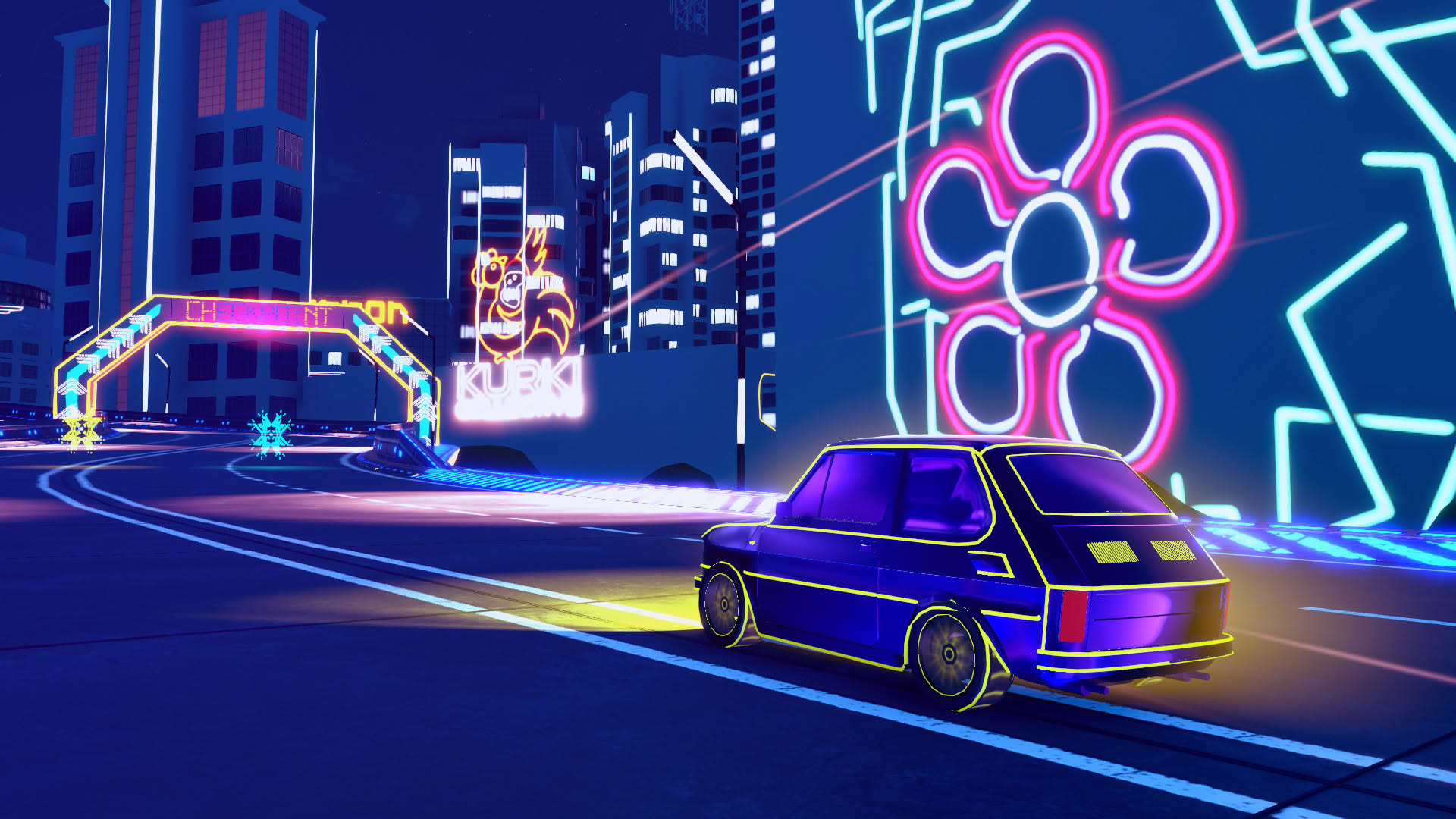Screenshot for Electro Ride: The Neon Racing