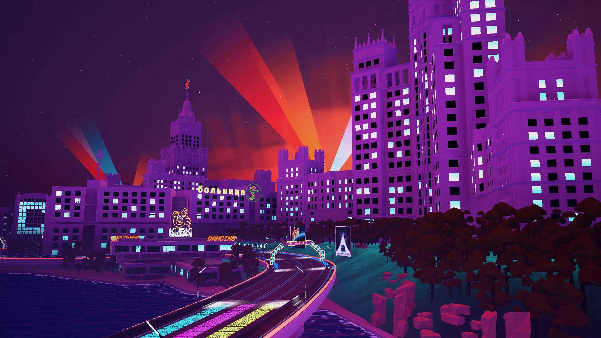 Screenshot for Electro Ride: The Neon Racing