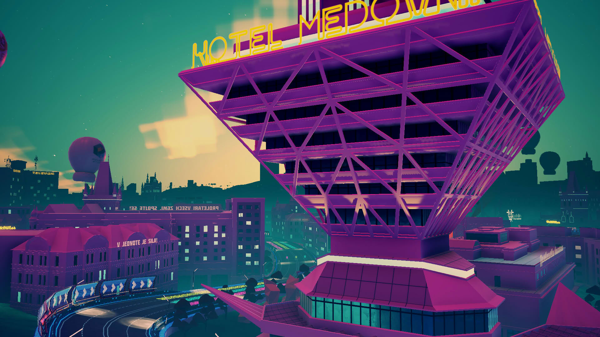 Screenshot for Electro Ride: The Neon Racing