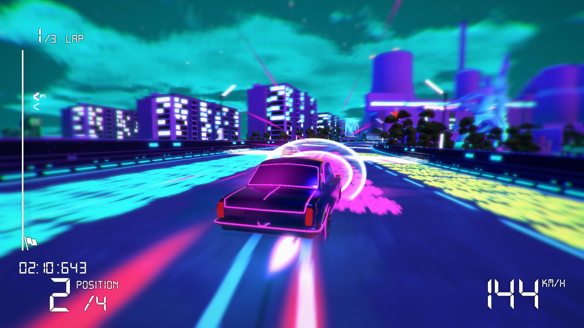 Screenshot for Electro Ride: The Neon Racing