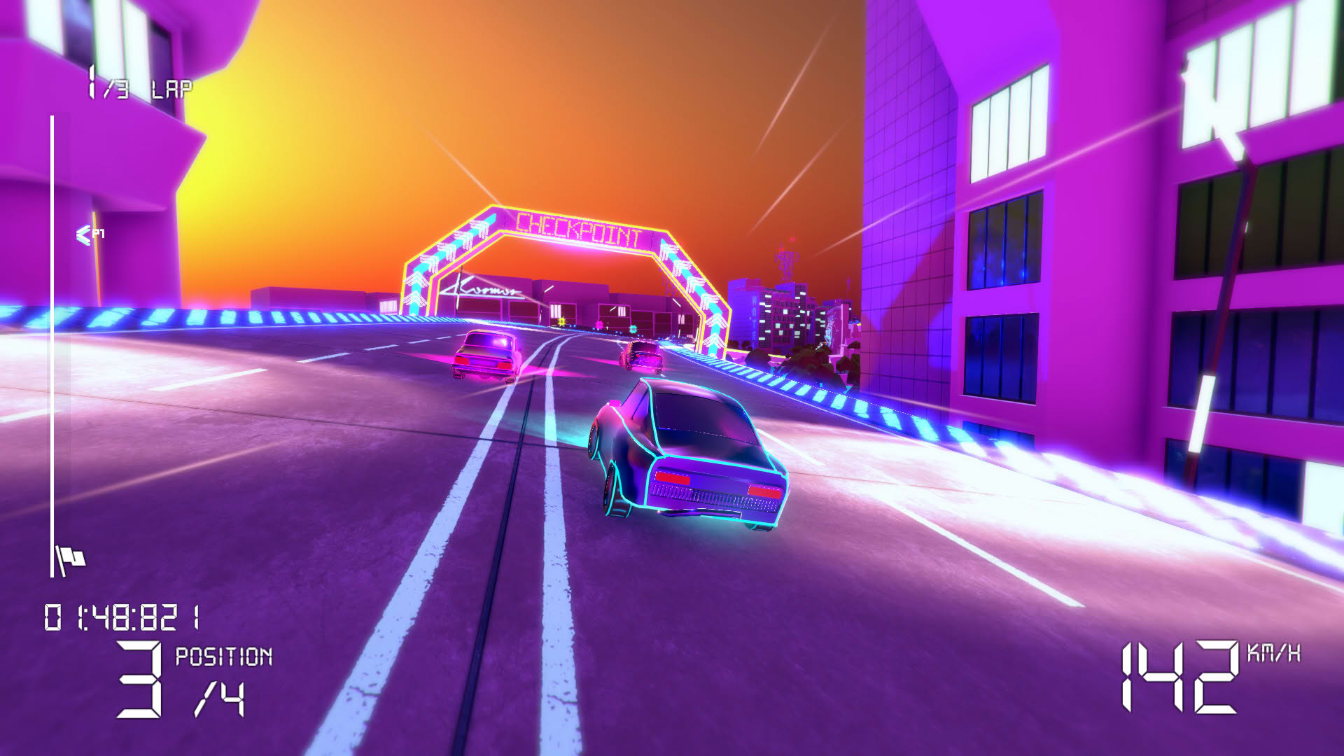 Screenshot for Electro Ride: The Neon Racing
