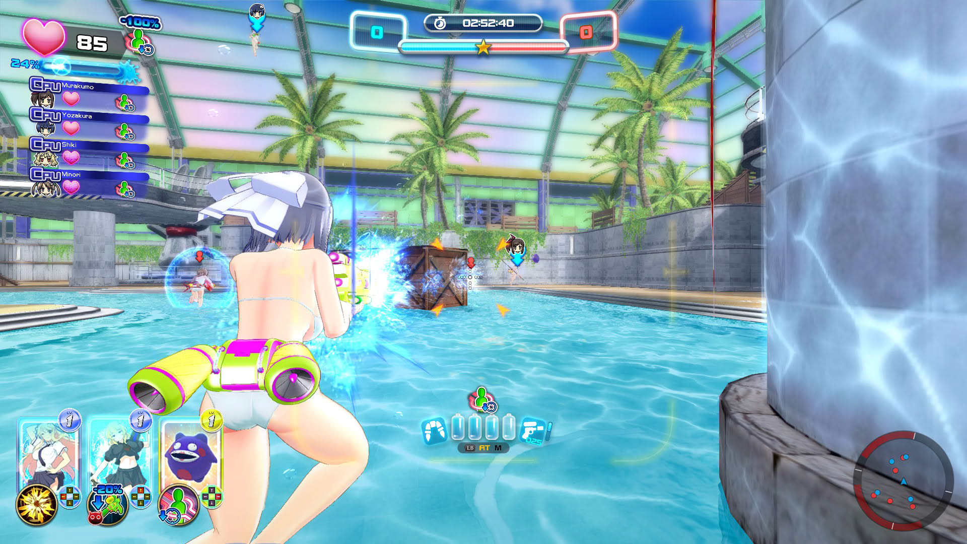 Screenshot for Senran Kagura: Peach Beach Splash