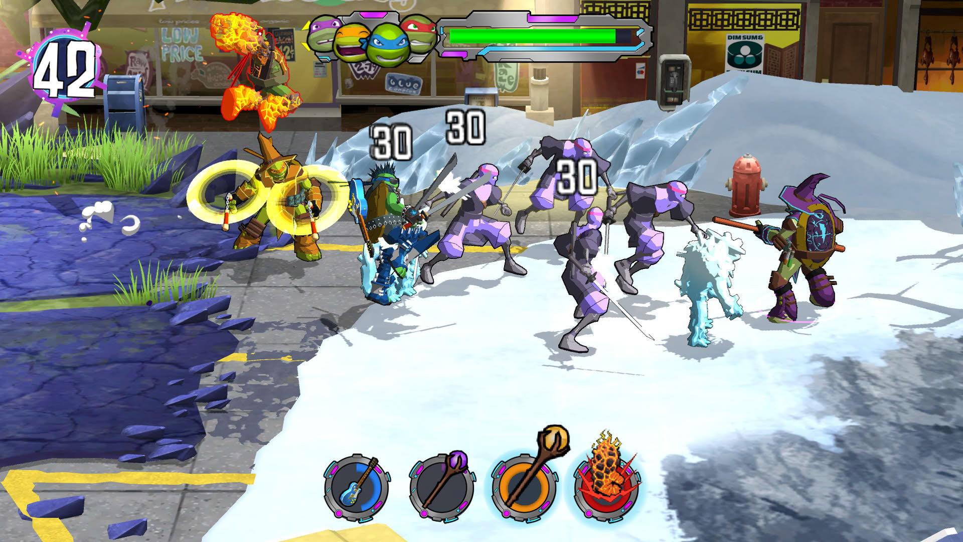 Screenshot for Teenage Mutant Ninja Turtles: Portal Power