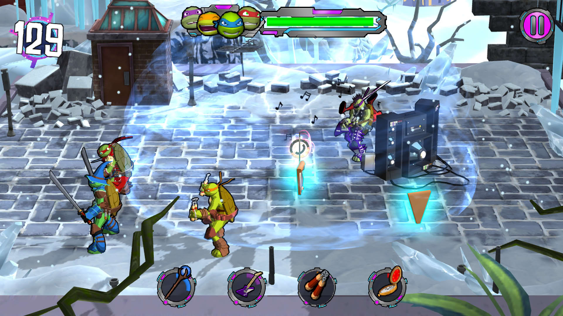 Screenshot for Teenage Mutant Ninja Turtles: Portal Power