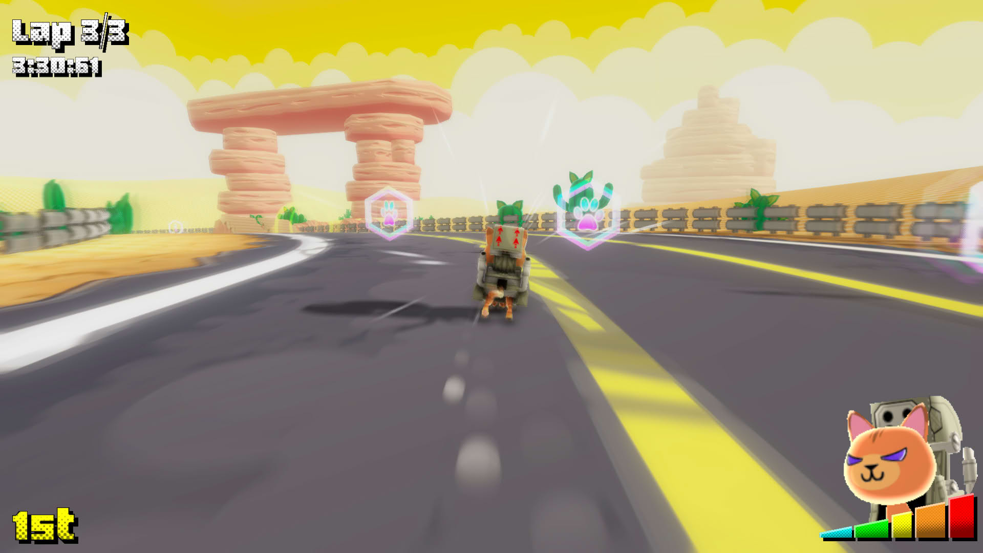 Screenshot for Supersonic Tank Cats