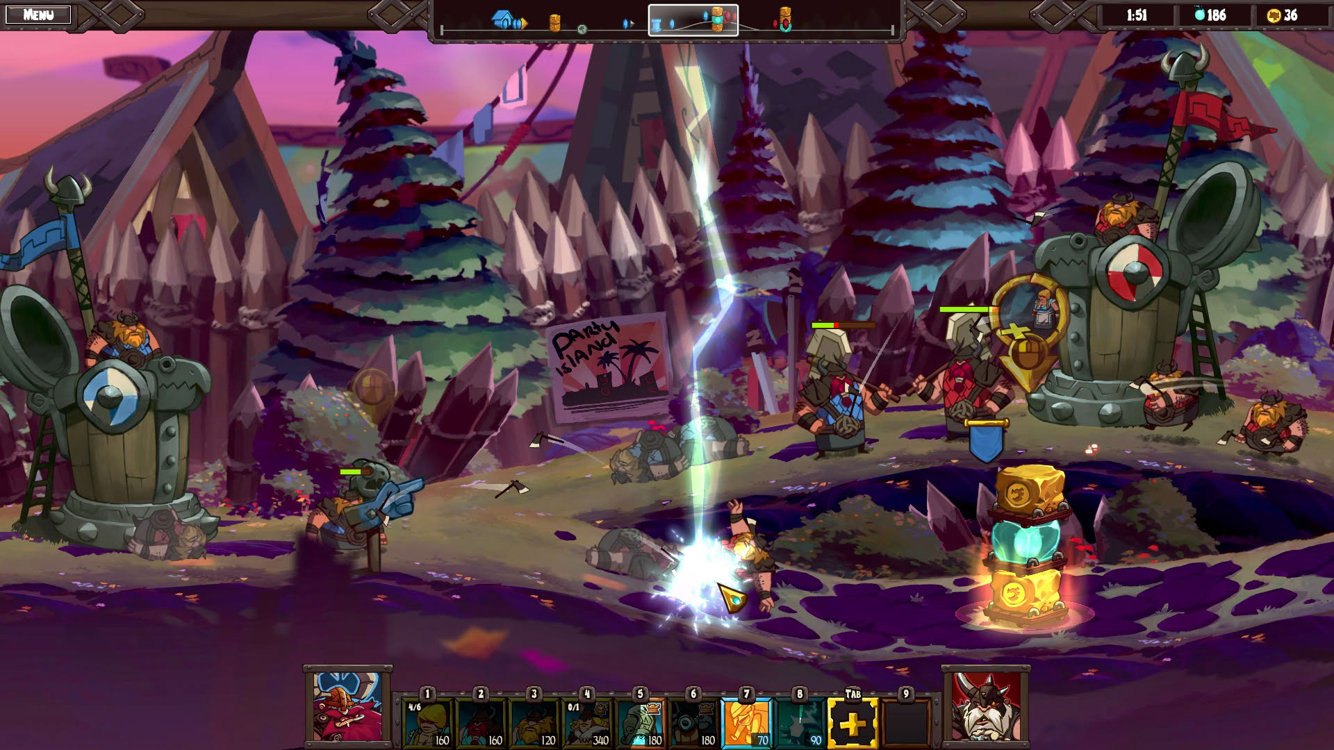 Screenshot for Swords & Soldiers II: Shawarmageddon