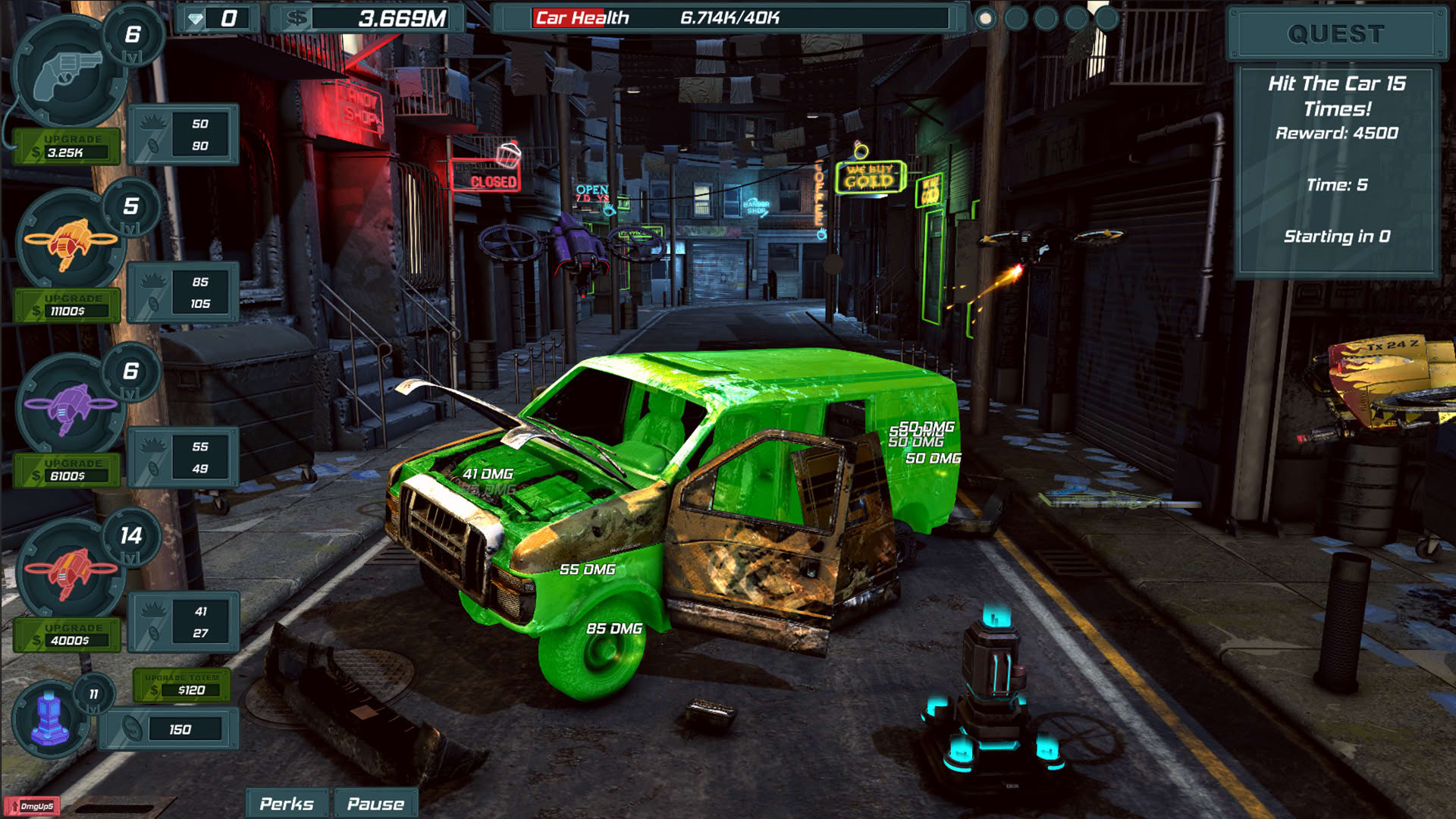Screenshot for Car Demolition Clicker