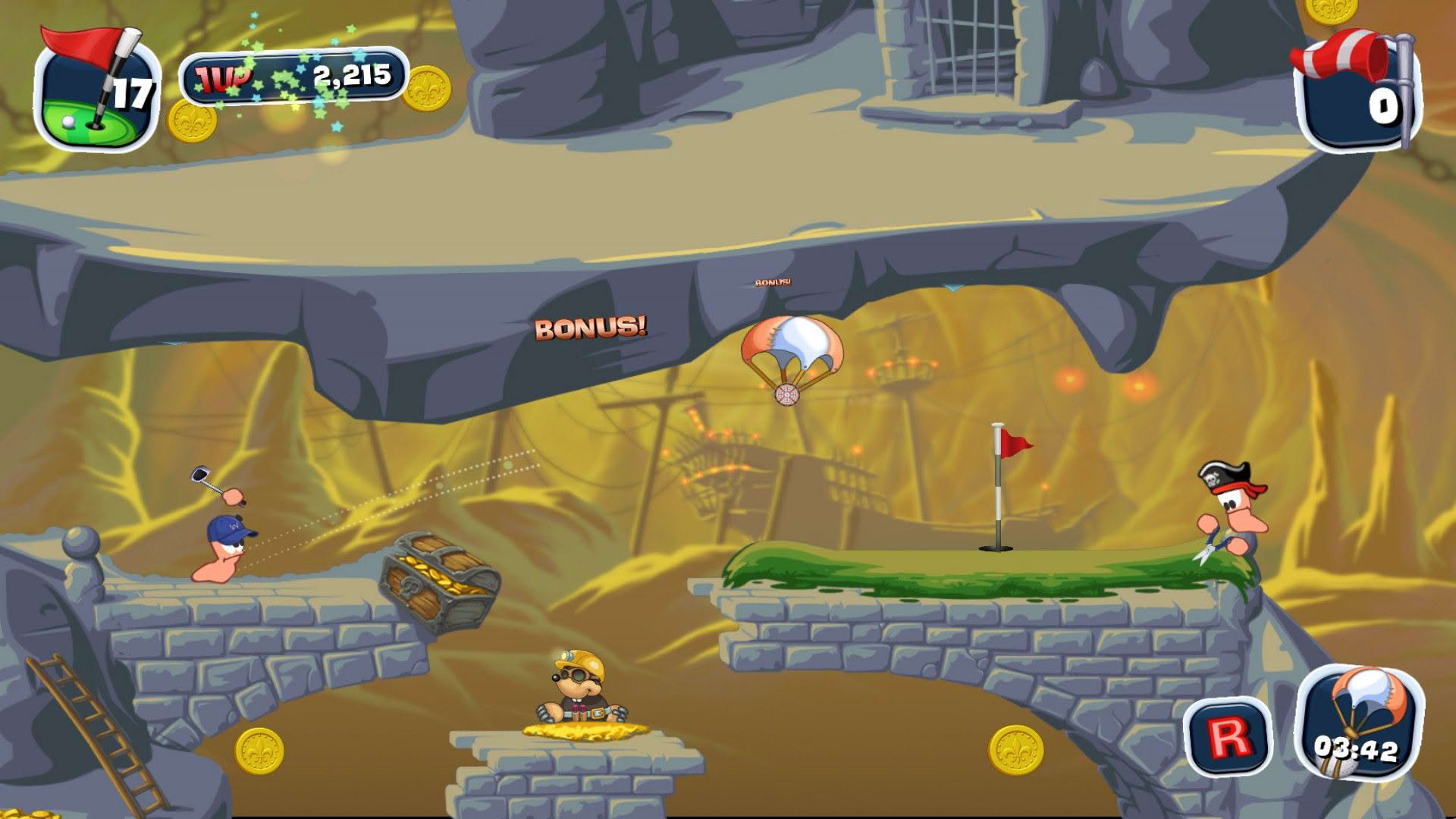 Screenshot for Worms Crazy Golf