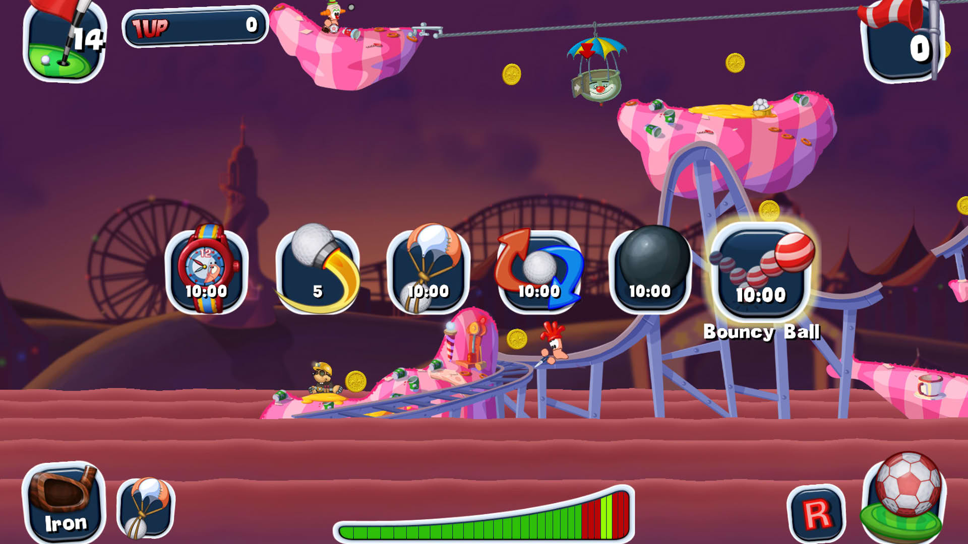 Screenshot for Worms Crazy Golf