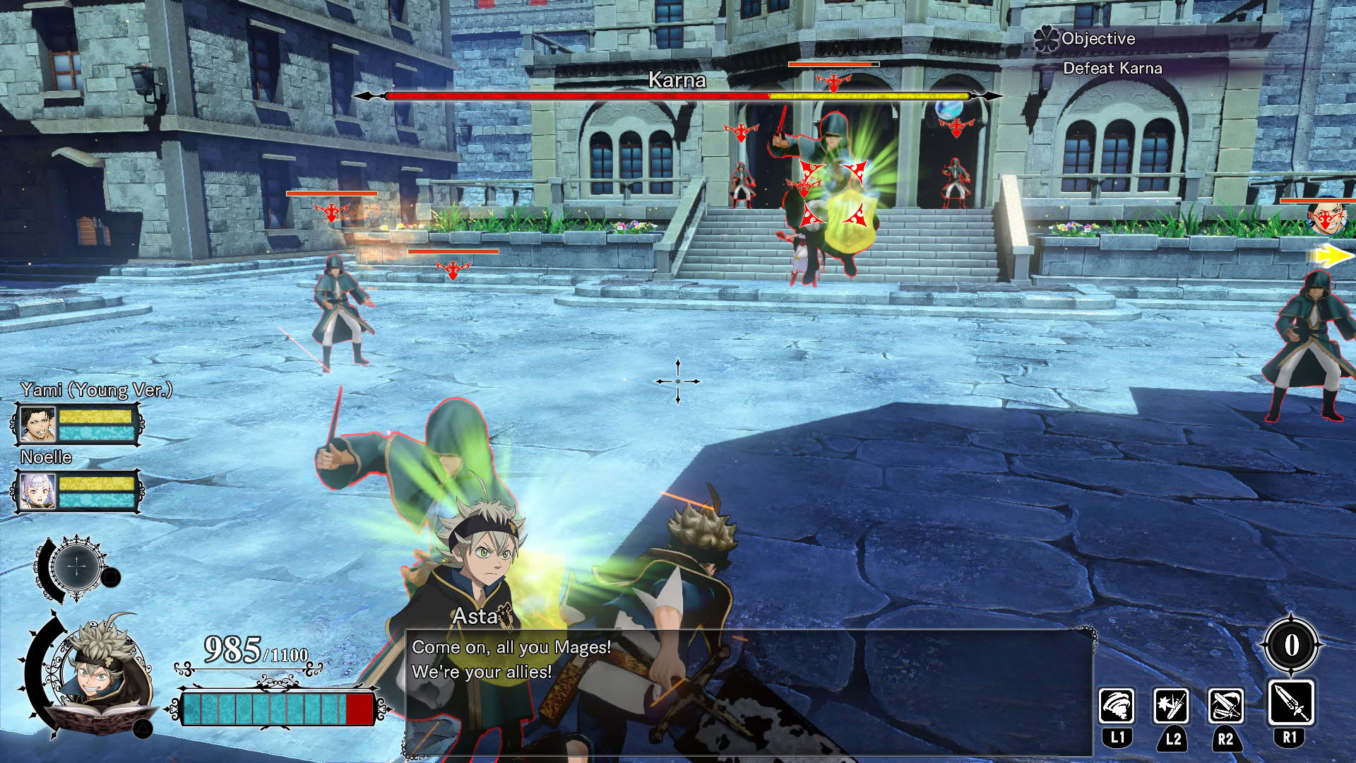 Screenshot for Black Clover: Quartet Knights
