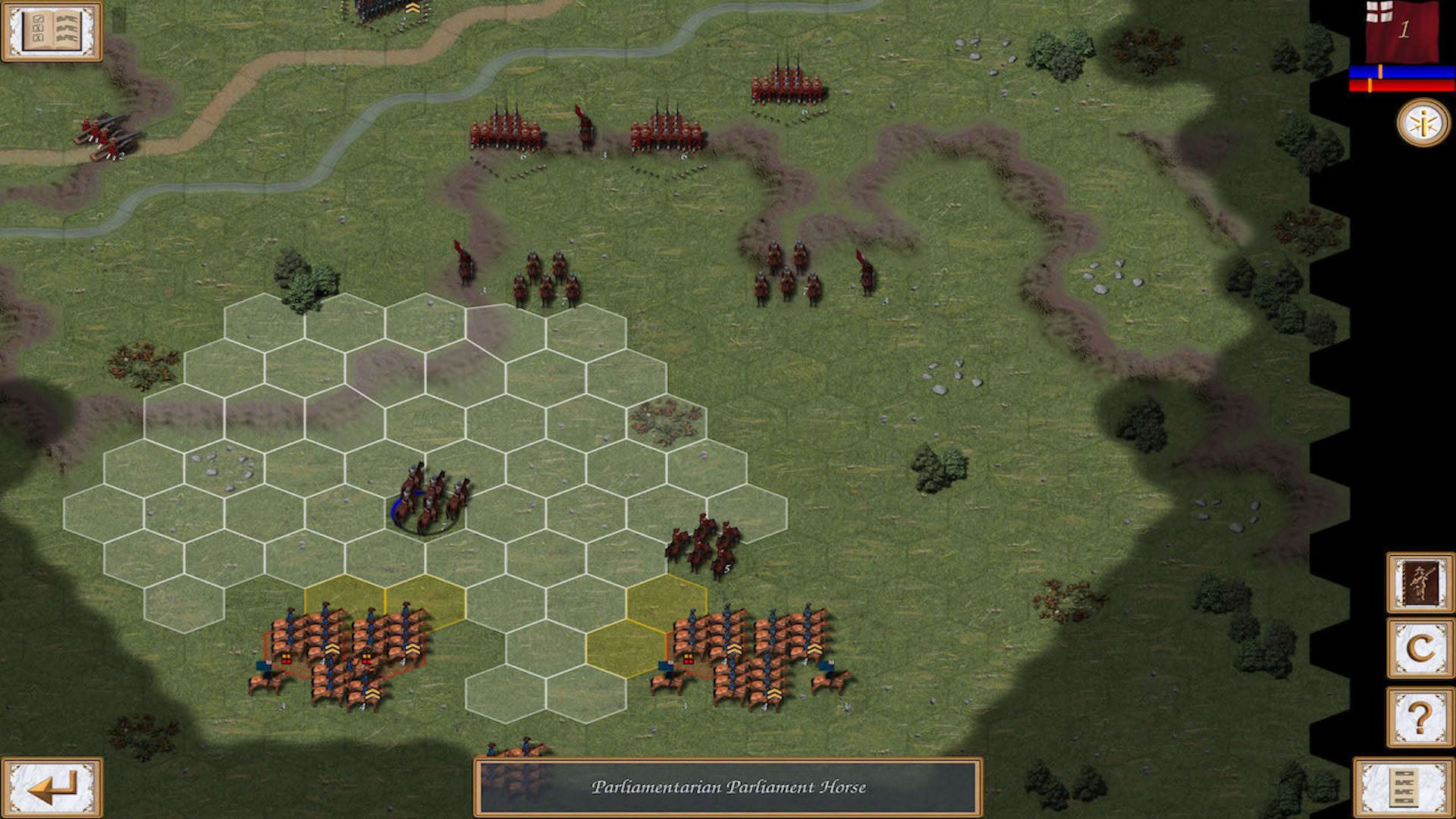 Screenshot for Fire and Fury: English Civil War