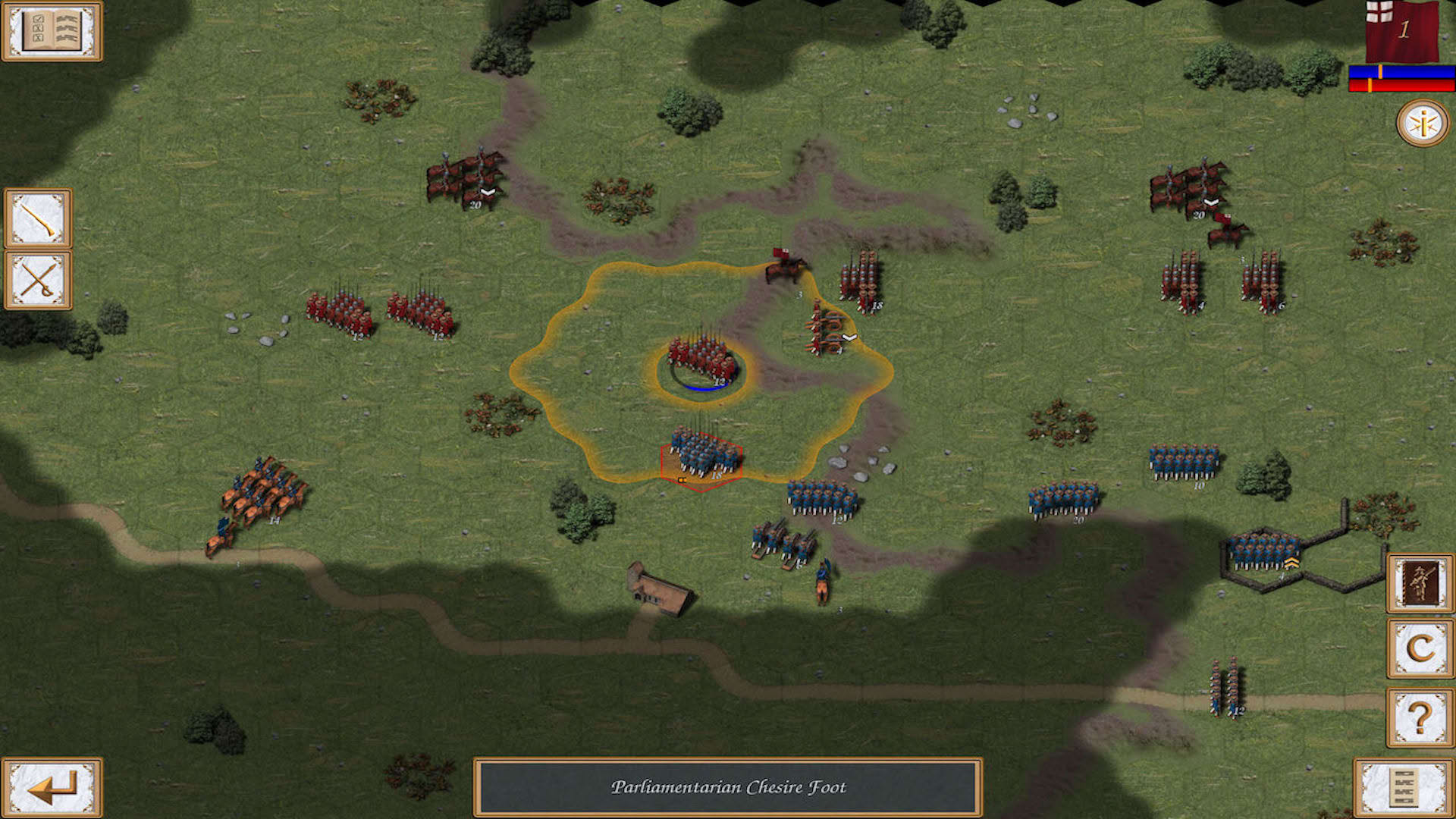 Screenshot for Fire and Fury: English Civil War