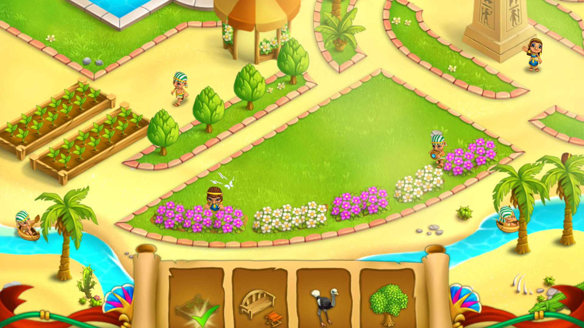 Screenshot for Legend of Egypt: Pharaohs Garden
