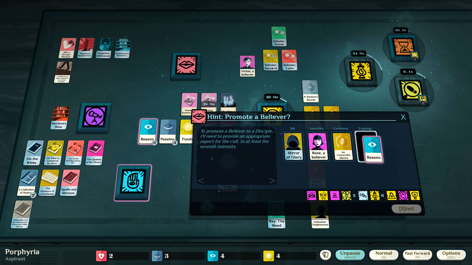 Screenshot for Cultist Simulator