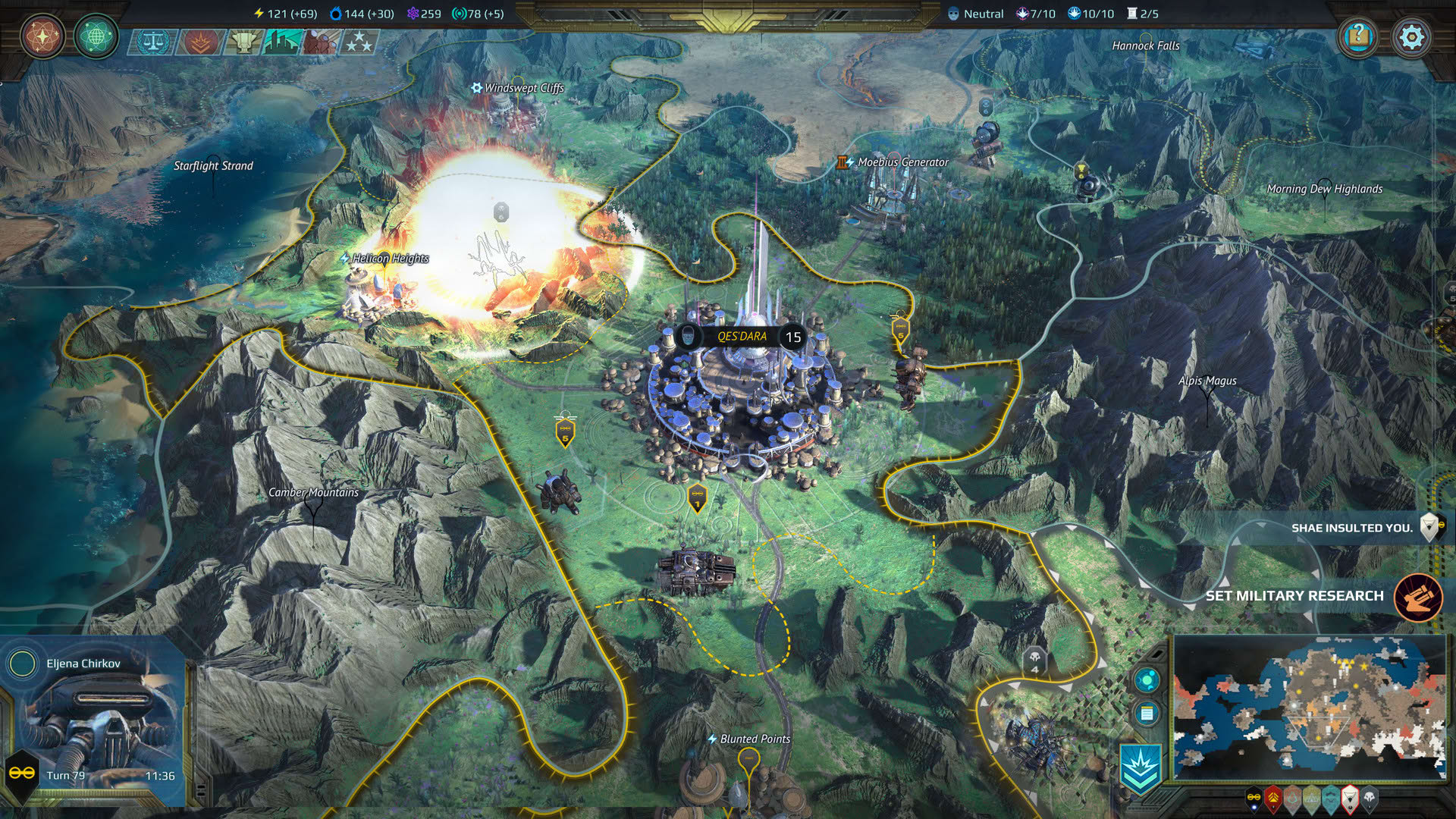 Screenshot for Age of Wonders: Planetfall