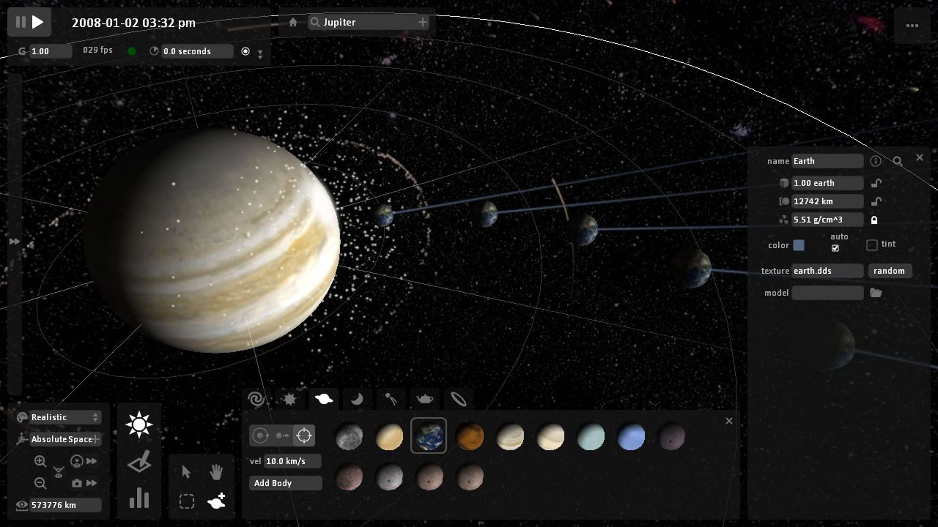 Screenshot for Universe Sandbox Legacy