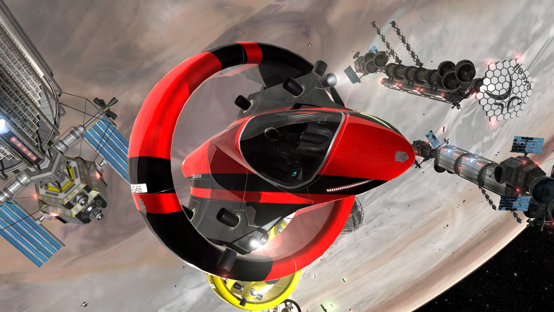 Screenshot for Orbital Racer