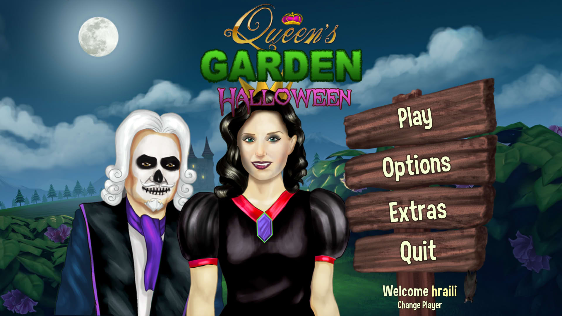 Screenshot for Queen's Garden: Halloween