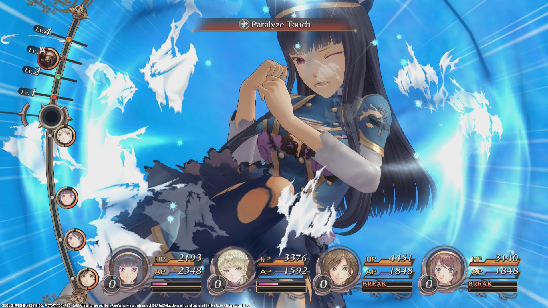 Screenshot for Dark Rose Valkyrie