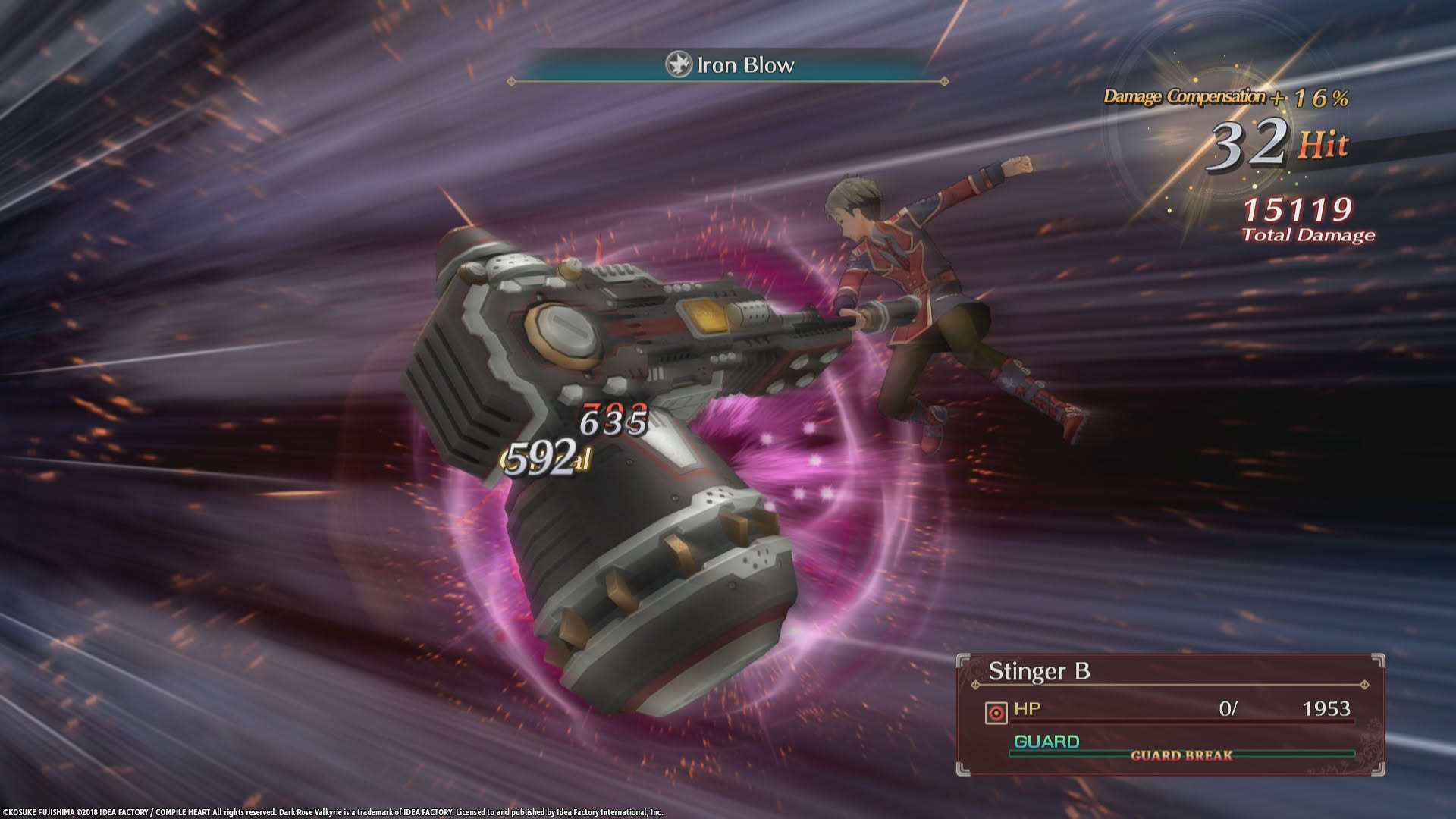 Screenshot for Dark Rose Valkyrie
