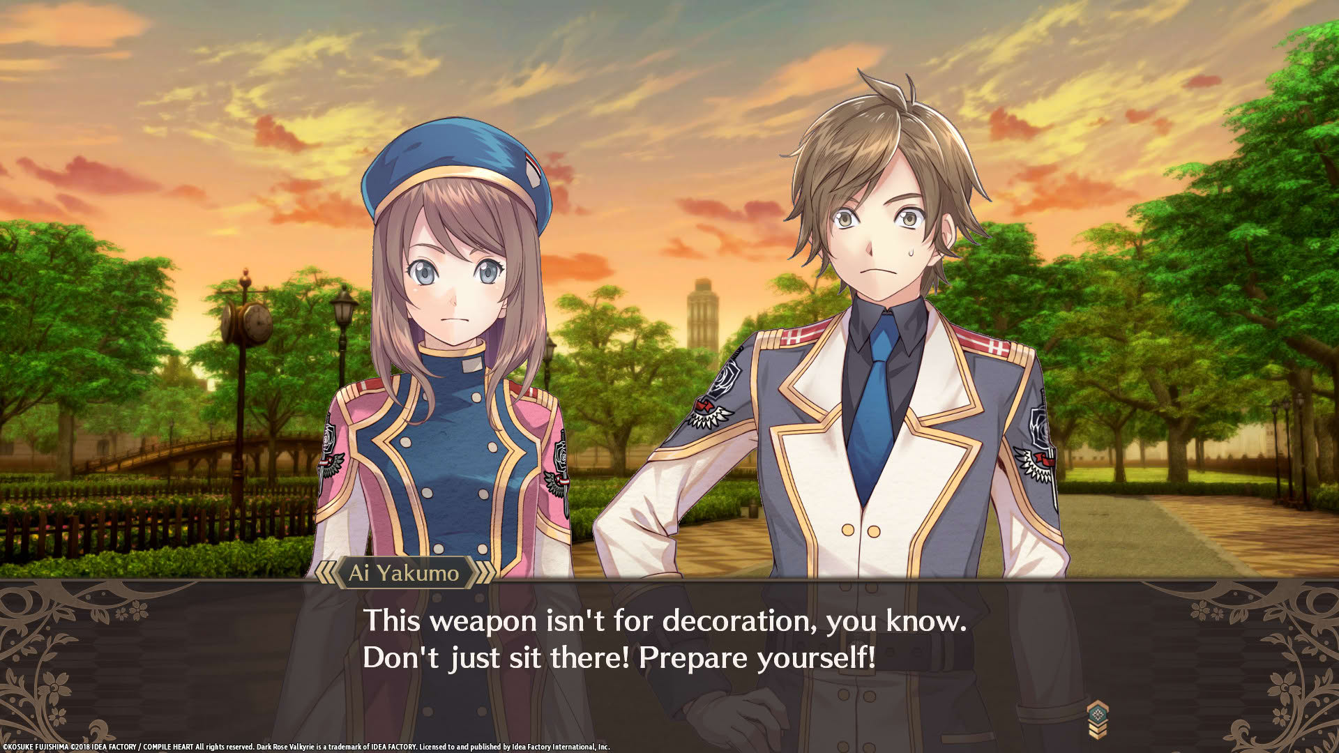 Screenshot for Dark Rose Valkyrie