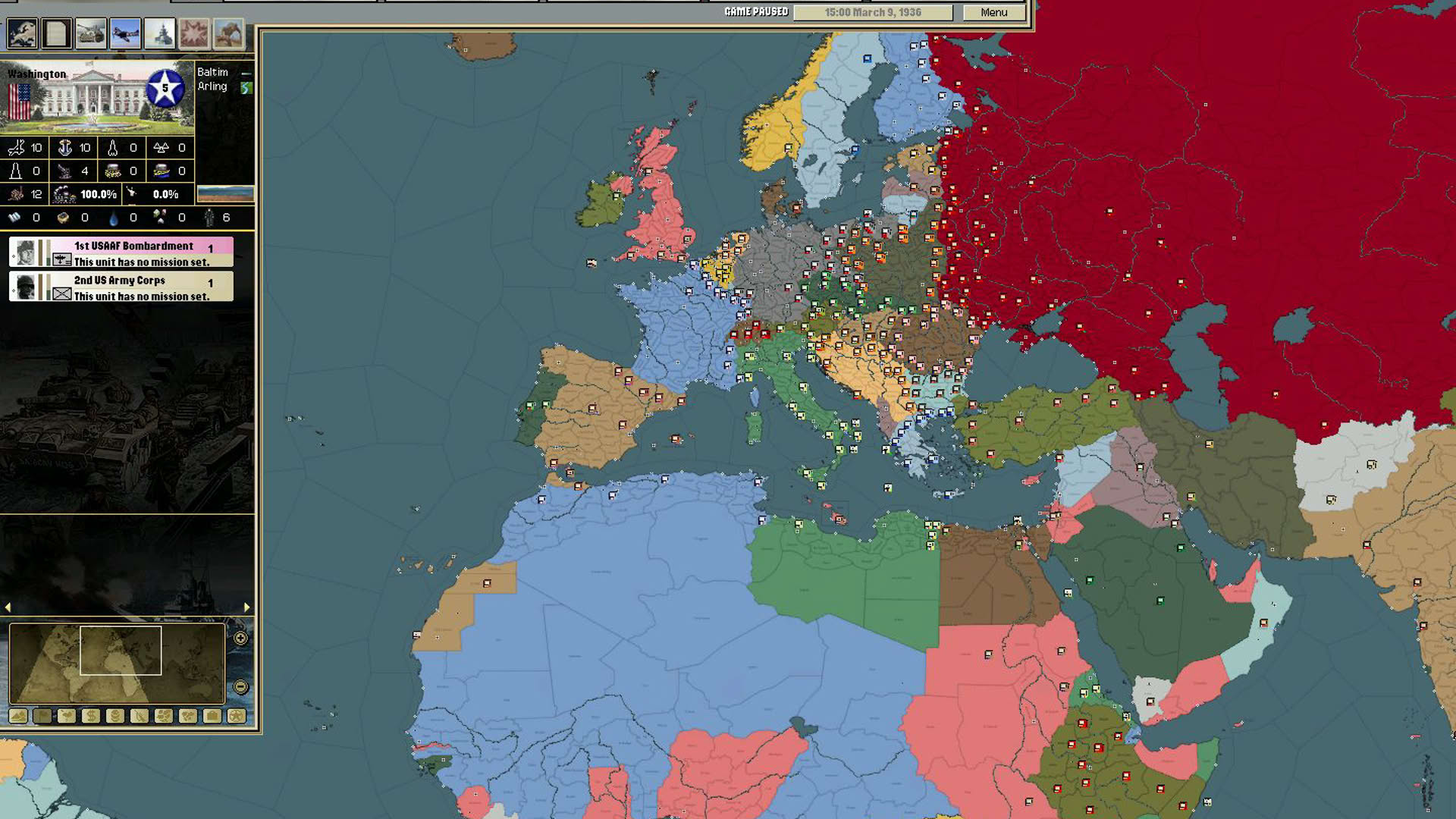 Screenshot for Darkest Hour: A Hearts of Iron Game