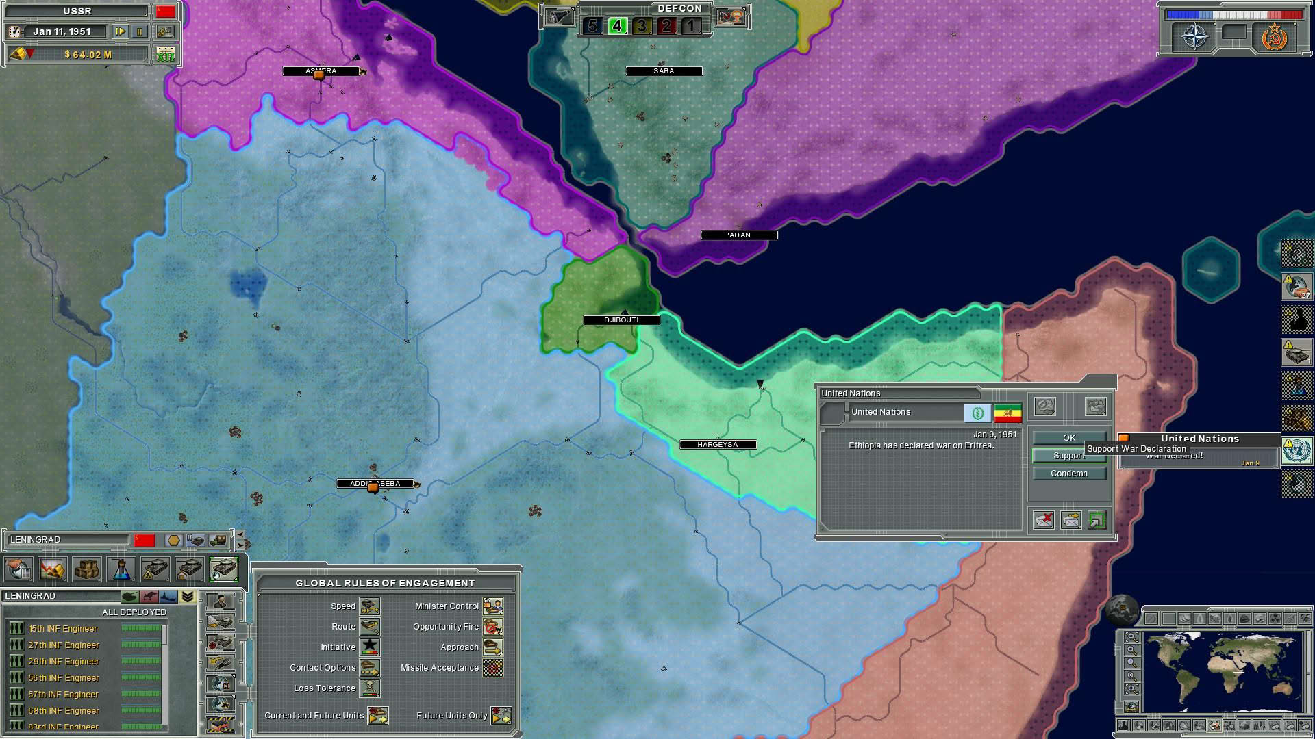 Screenshot for Supreme Ruler: Cold War