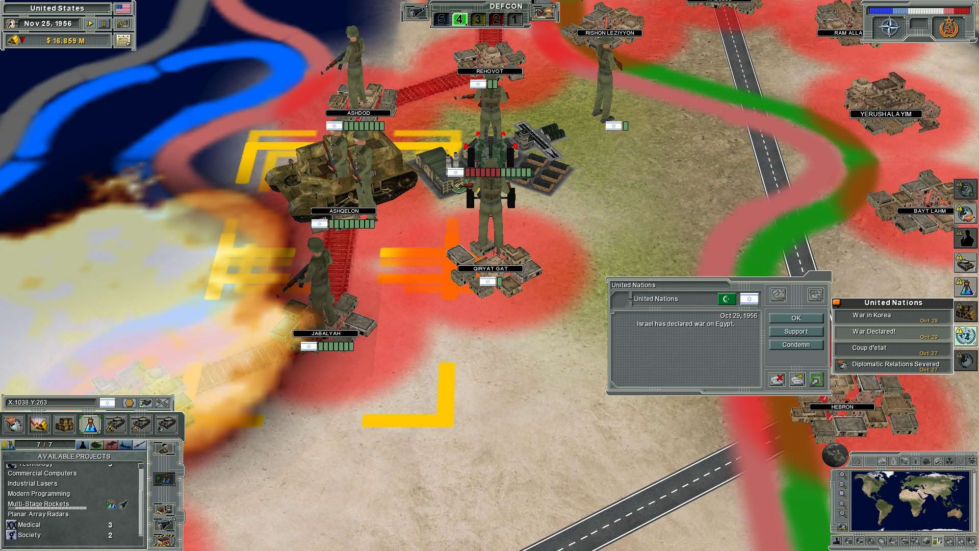 Screenshot for Supreme Ruler: Cold War