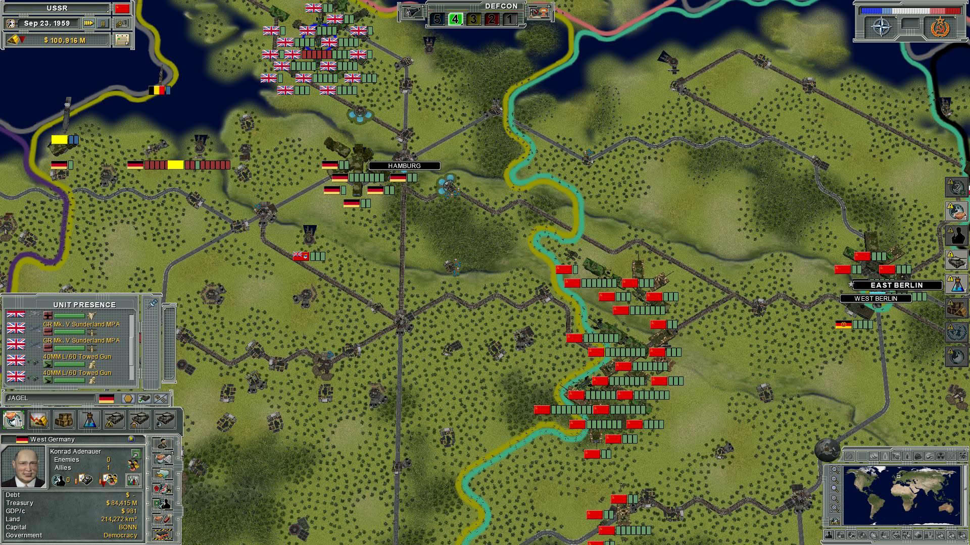 Screenshot for Supreme Ruler: Cold War