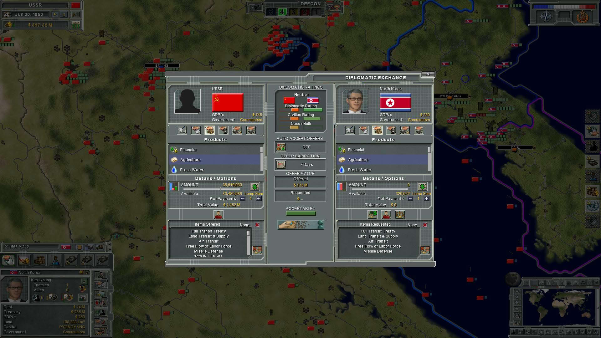Screenshot for Supreme Ruler: Cold War