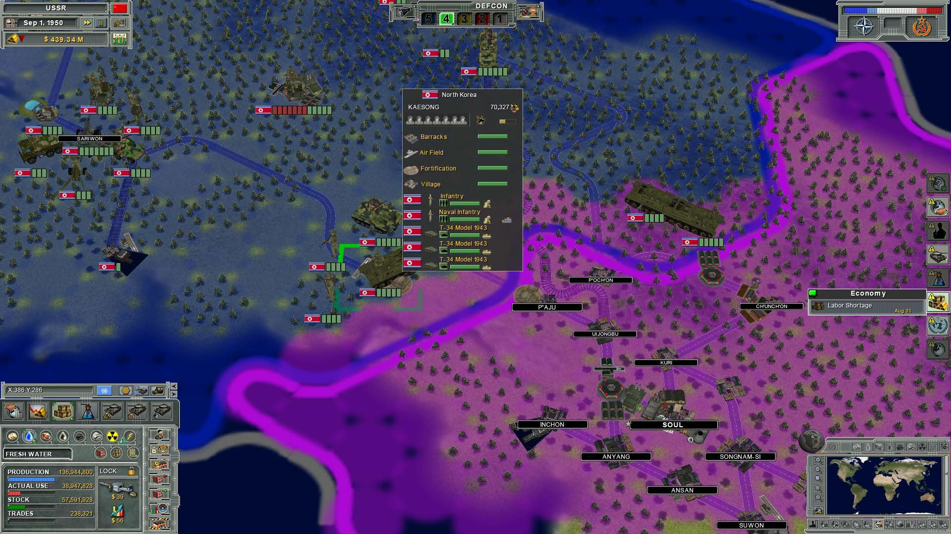 Screenshot for Supreme Ruler: Cold War