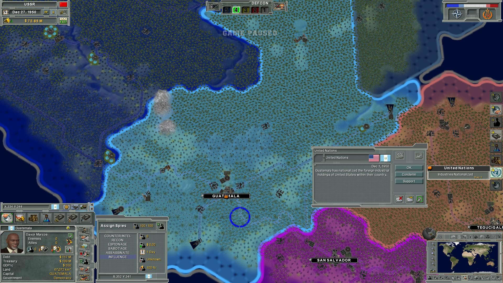 Screenshot for Supreme Ruler: Cold War