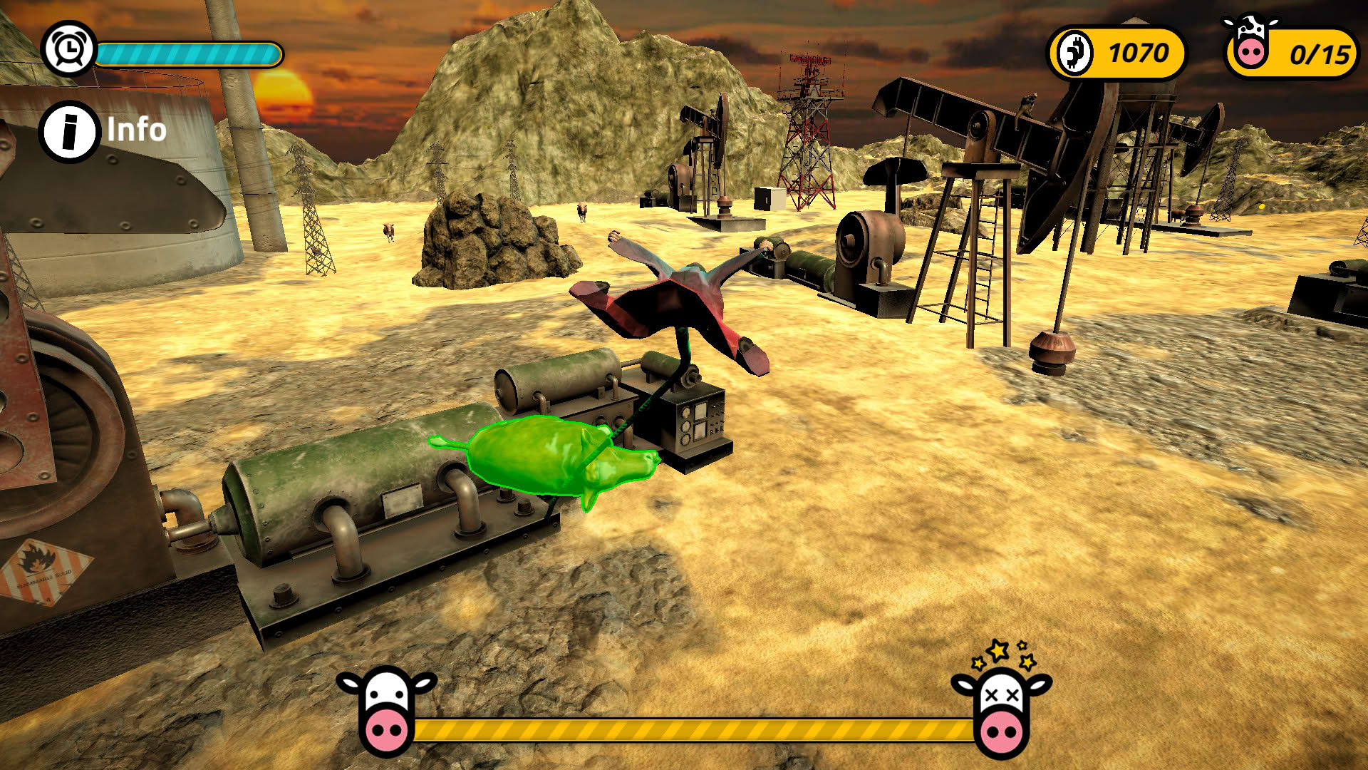 Screenshot for Cow Catcher Simulator