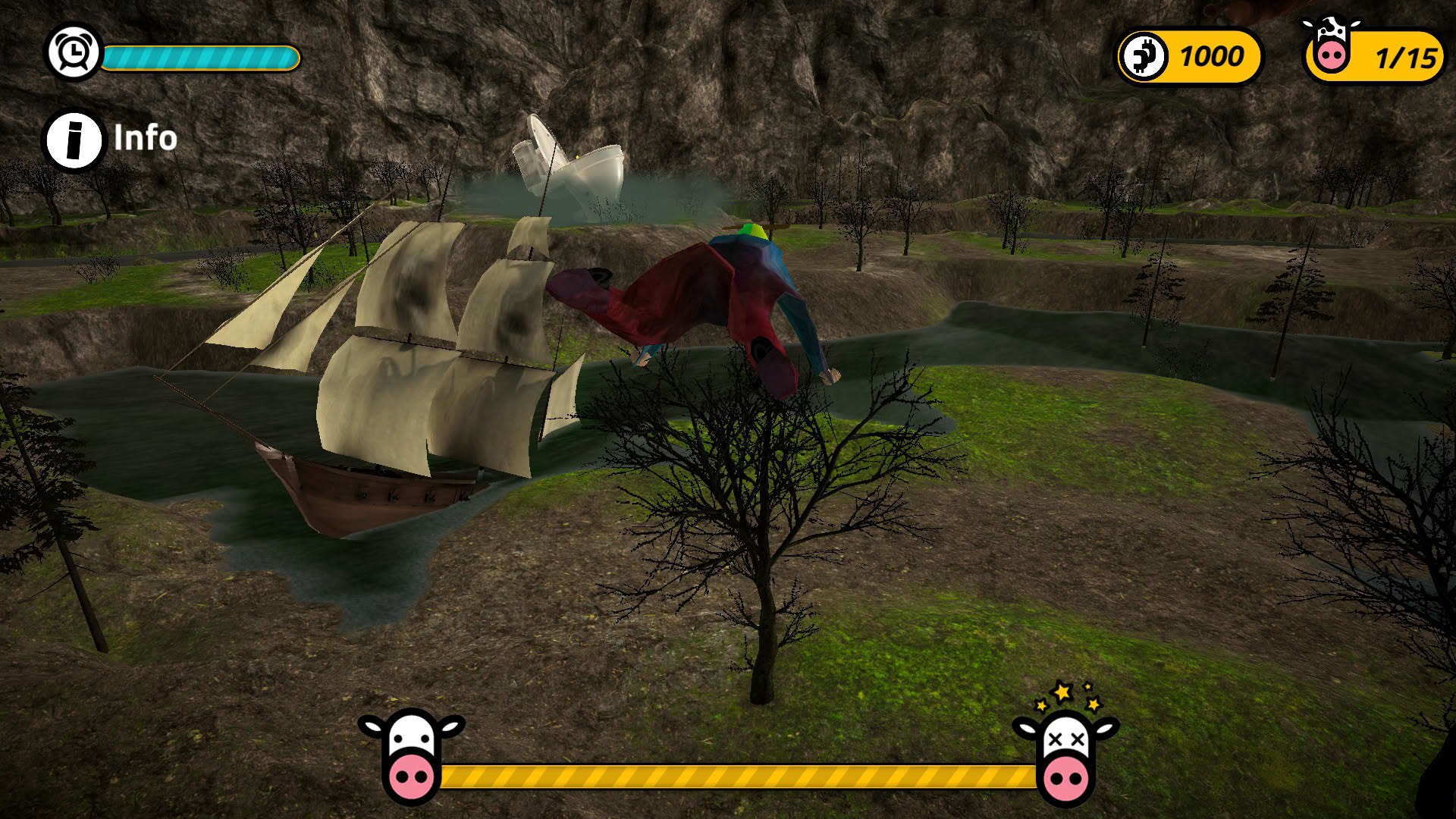 Screenshot for Cow Catcher Simulator