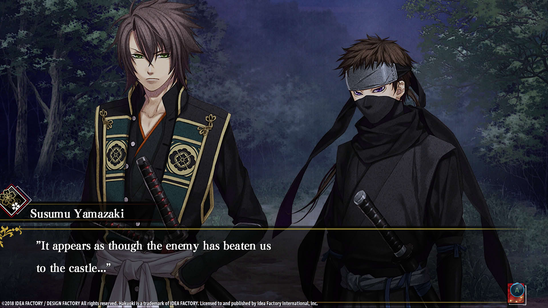 Screenshot for Hakuoki: Edo Blossoms