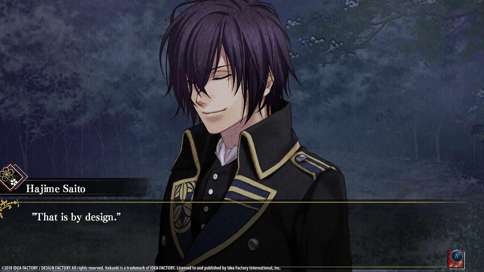Screenshot for Hakuoki: Edo Blossoms