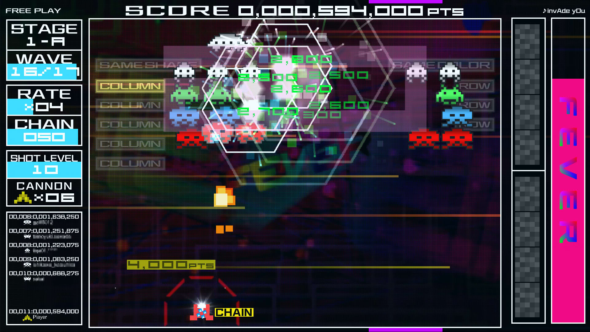 Screenshot for Space Invaders Extreme