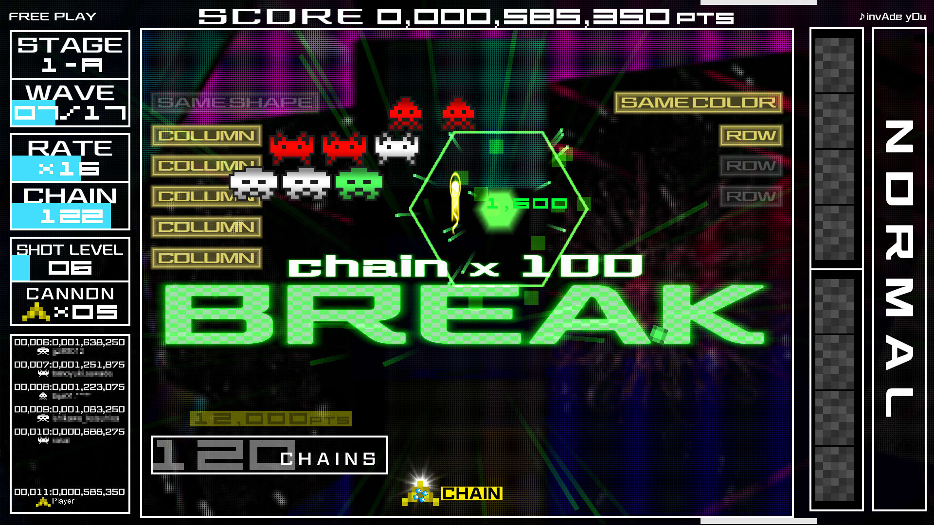 Screenshot for Space Invaders Extreme