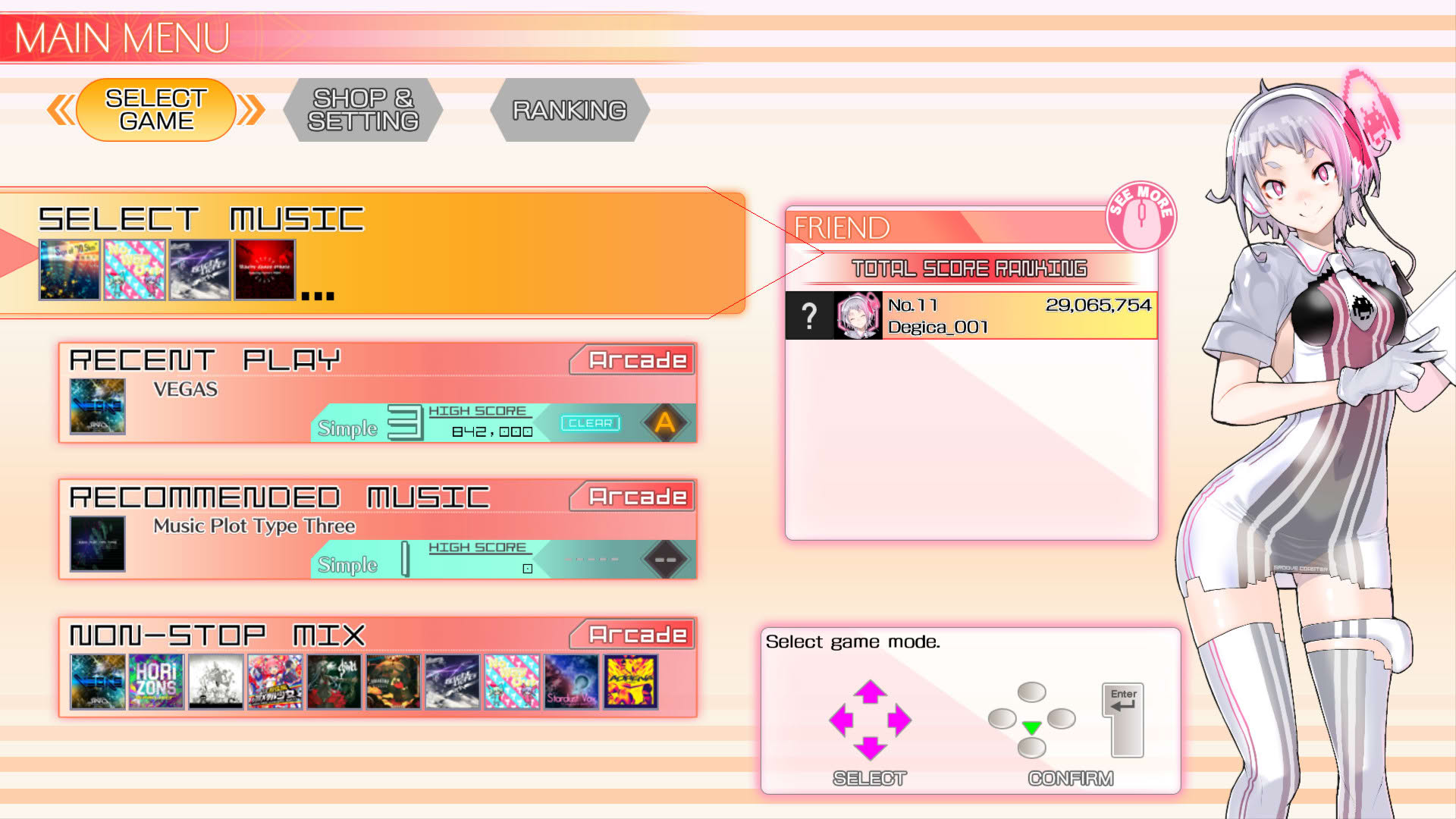 Screenshot for Groove Coaster
