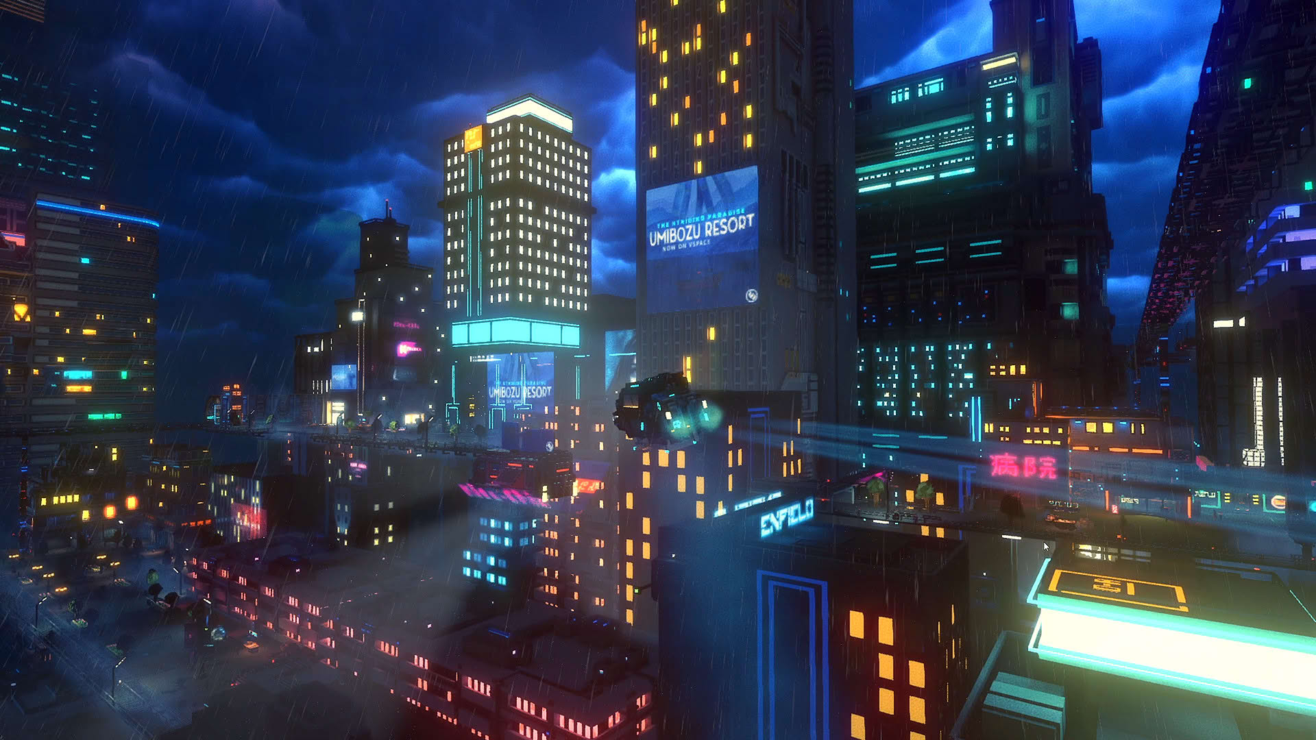 Screenshot for Cloudpunk