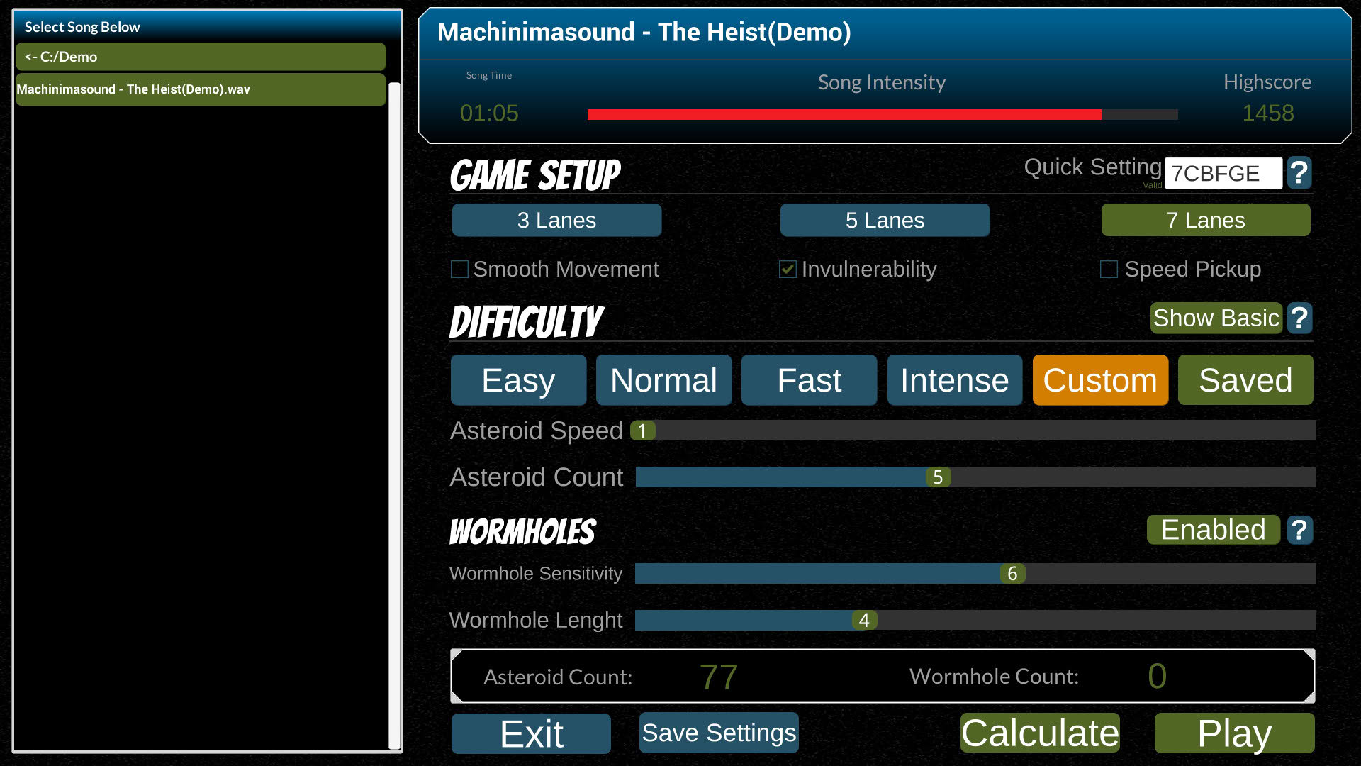 Screenshot for Space Rocks