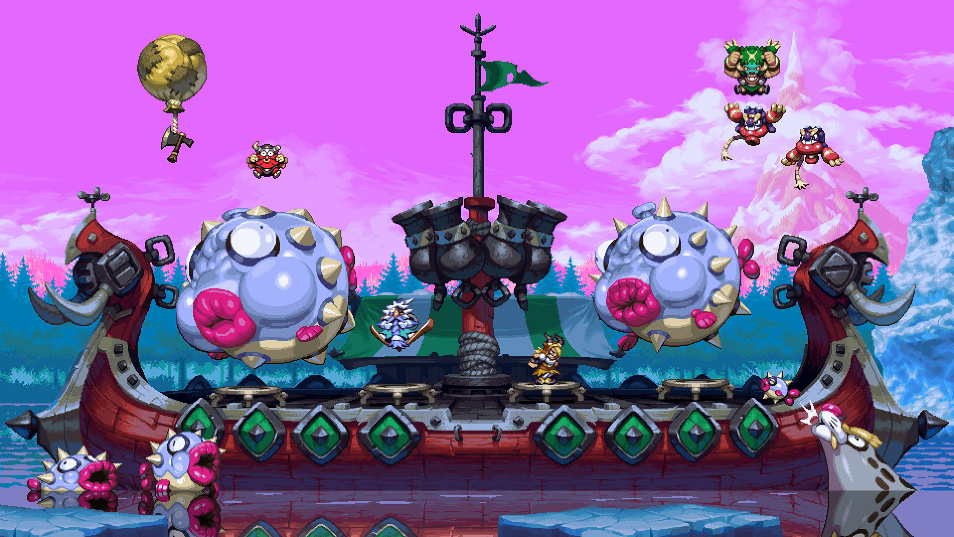 Screenshot for Vikings on Trampolines