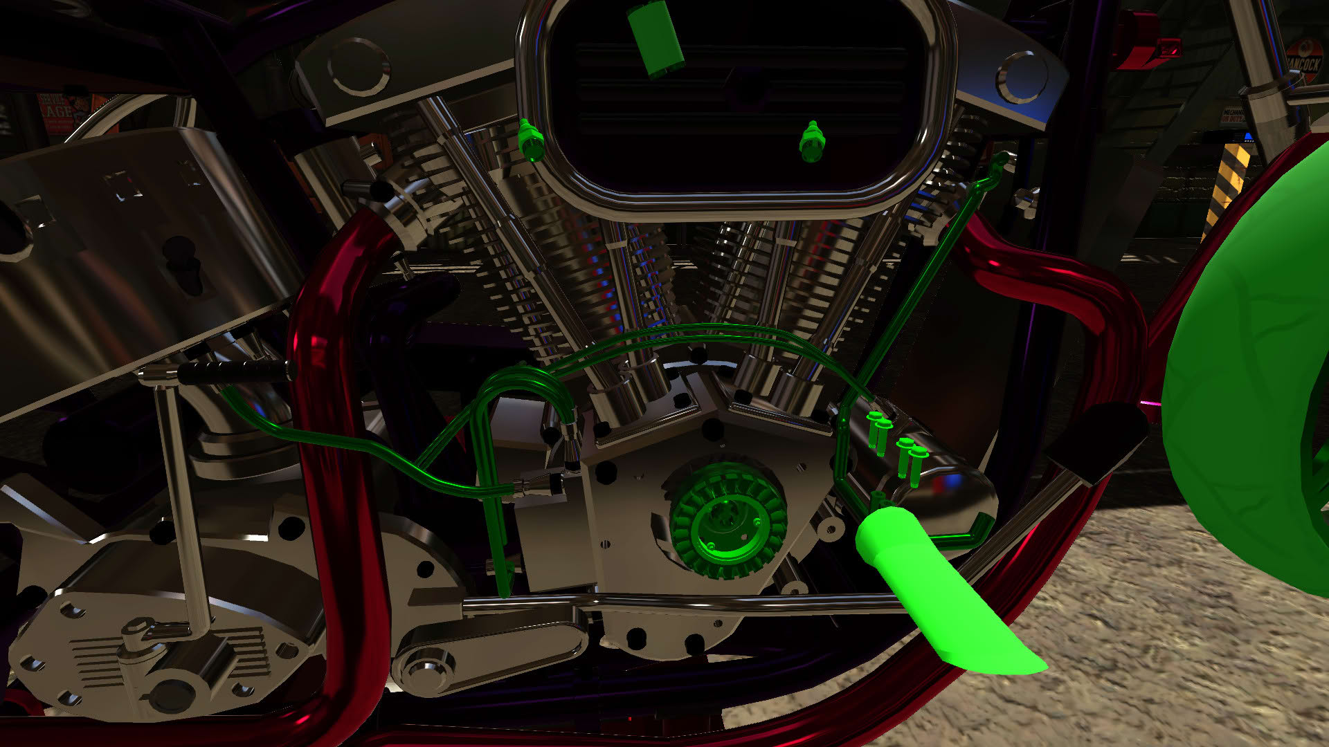 Screenshot for Motorbike Garage Mechanic Simulator