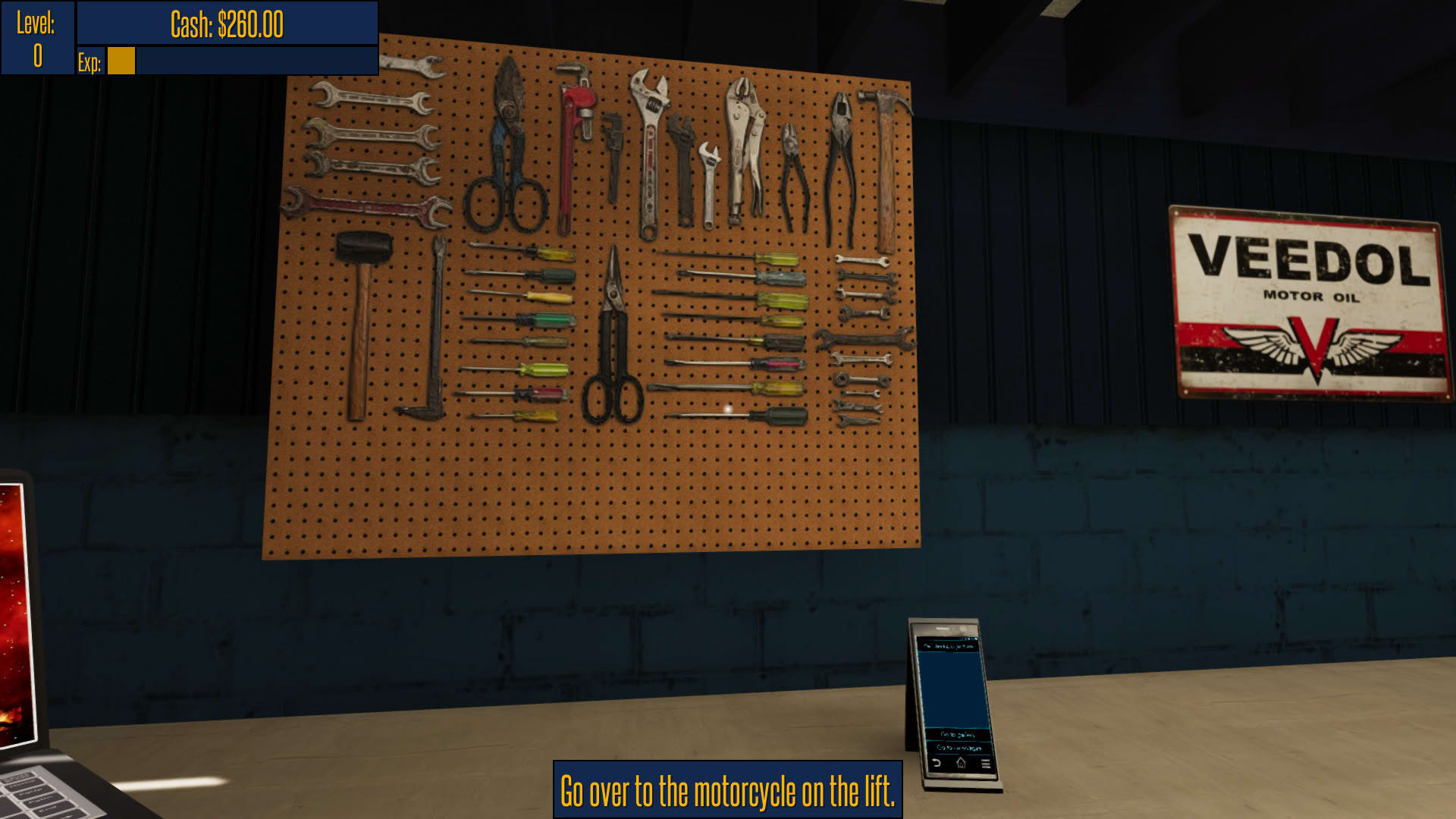 Screenshot for Motorbike Garage Mechanic Simulator