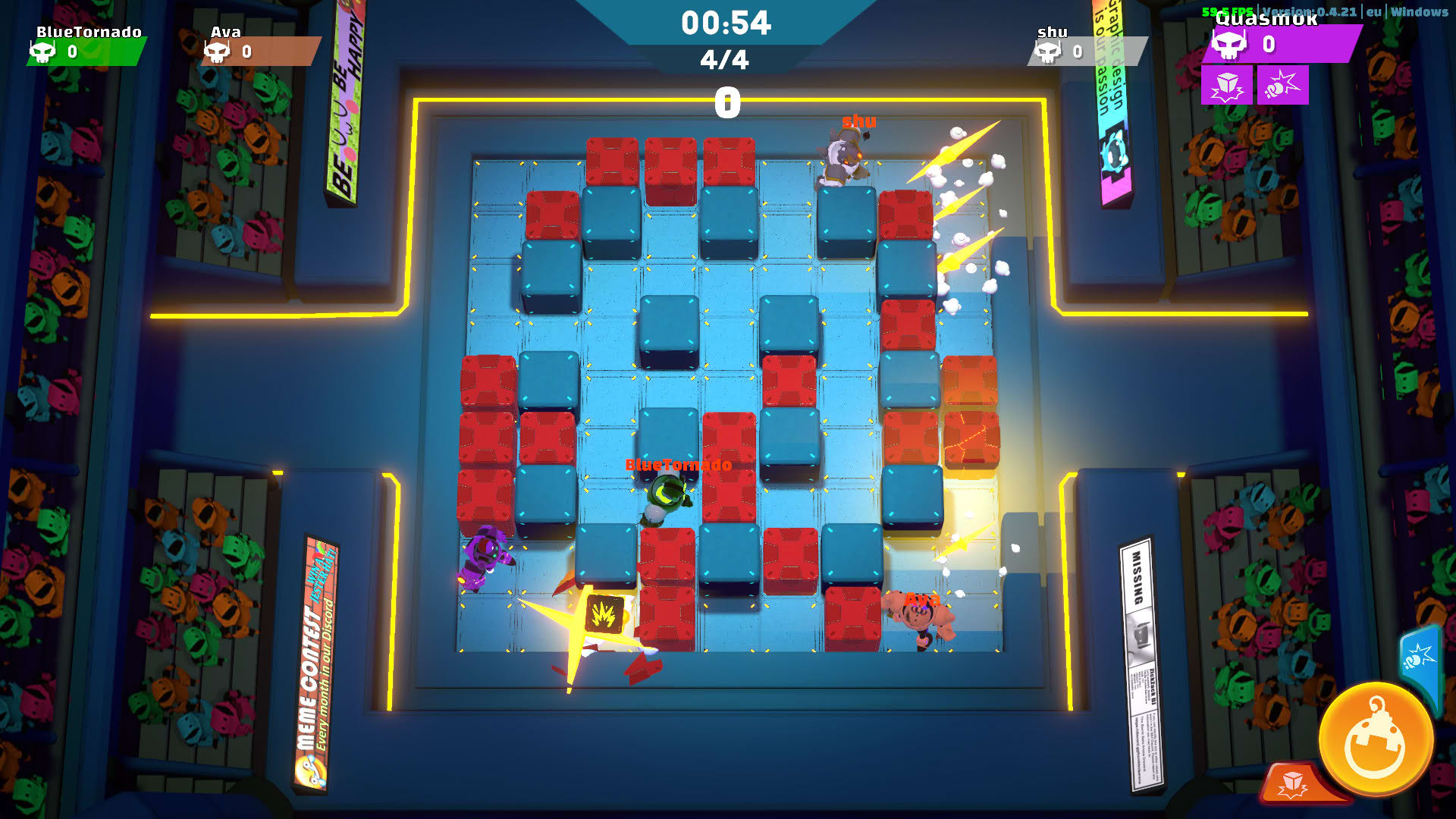 Screenshot for Bomb Bots Arena
