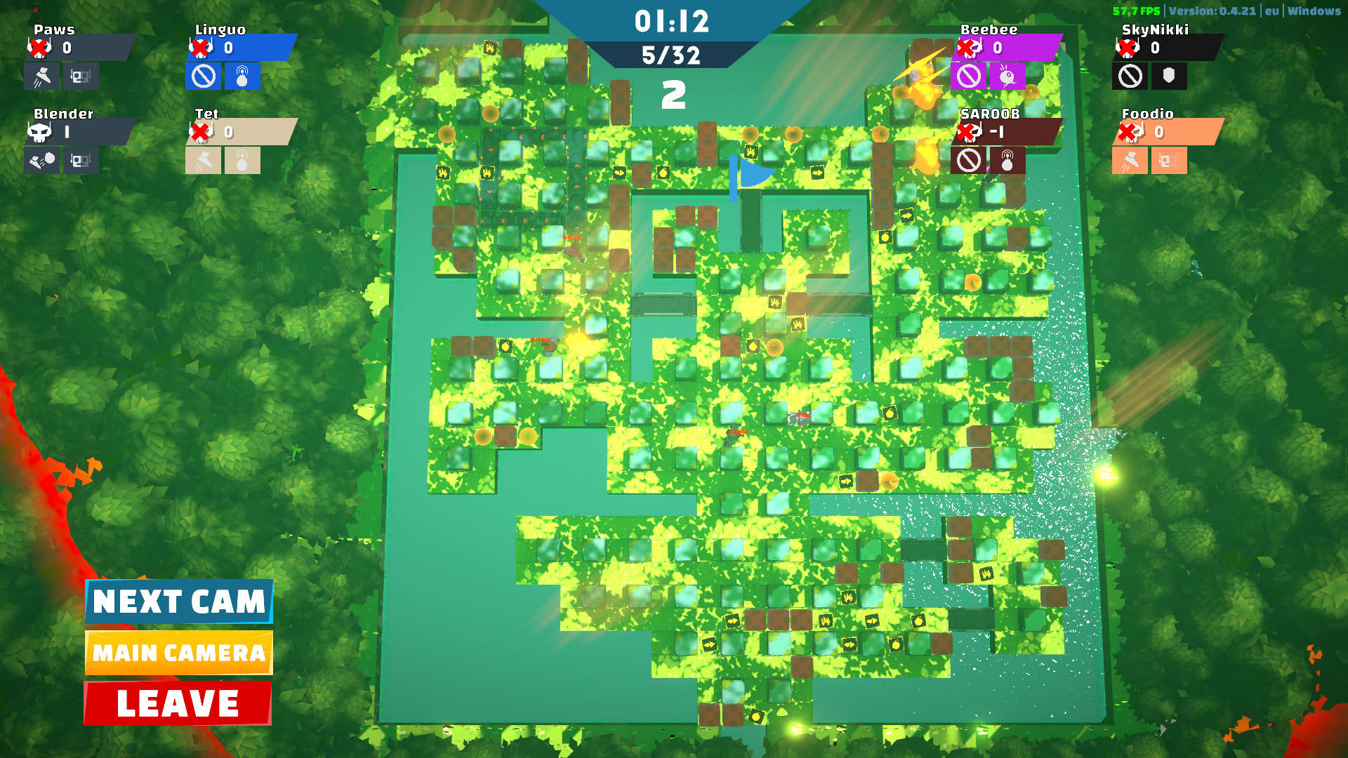 Screenshot for Bomb Bots Arena