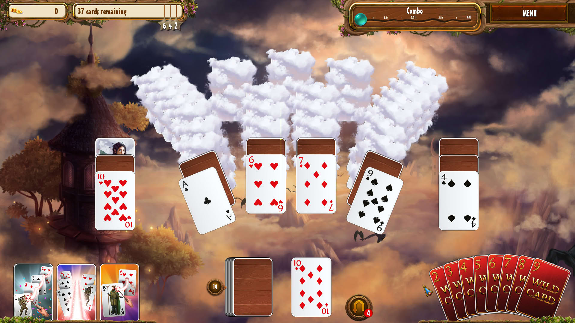 Screenshot for Fantasy Quest Solitaire
